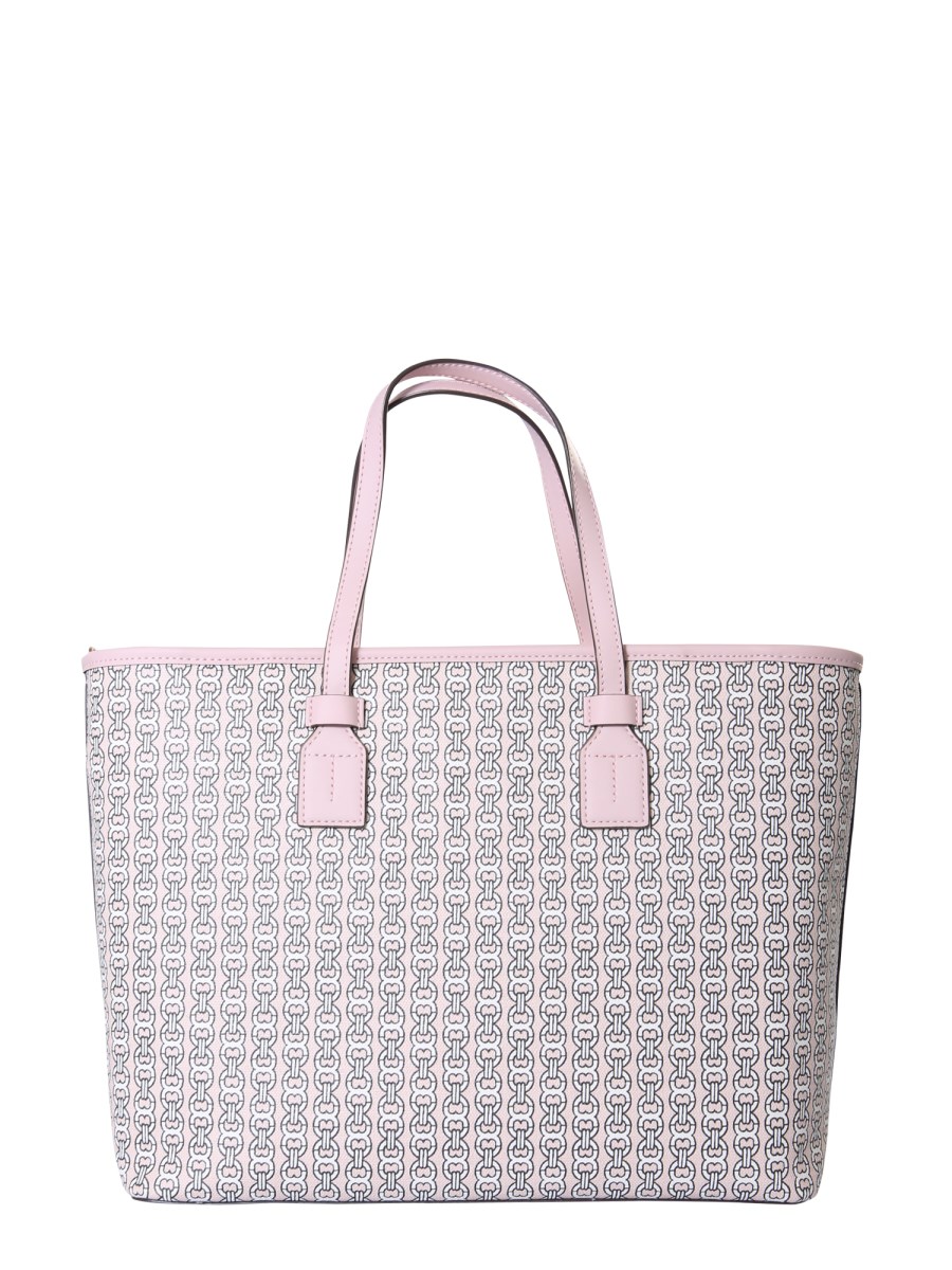 TORY BURCH - GEMINI LINK CANVAS TOTE BAG - Eleonora Bonucci