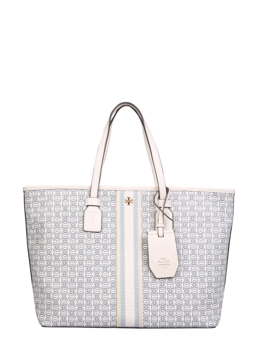 TORY BURCH - GEMINI LINK TOTE CANVAS BAG - Eleonora Bonucci