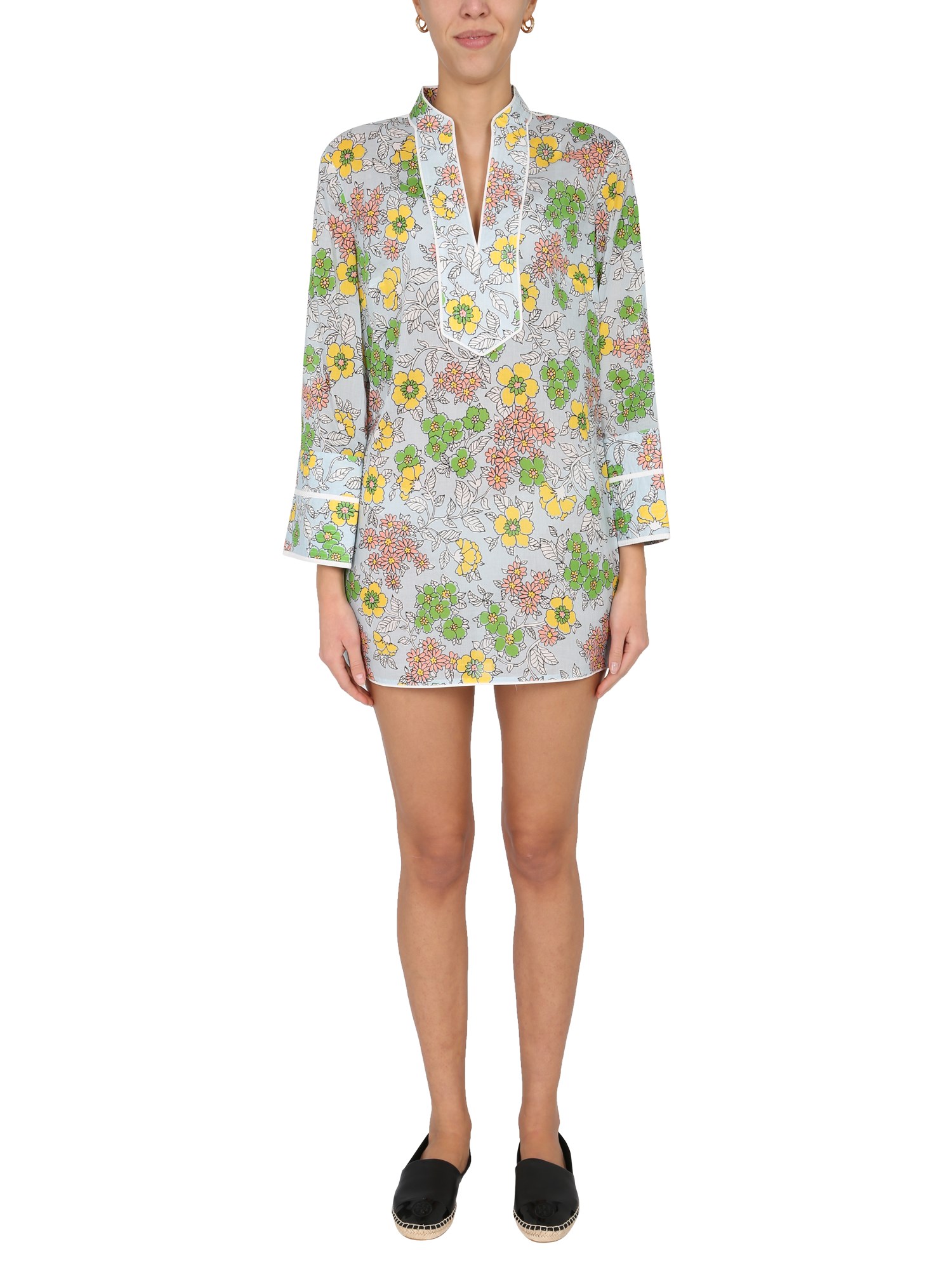 tory burch printed tunic