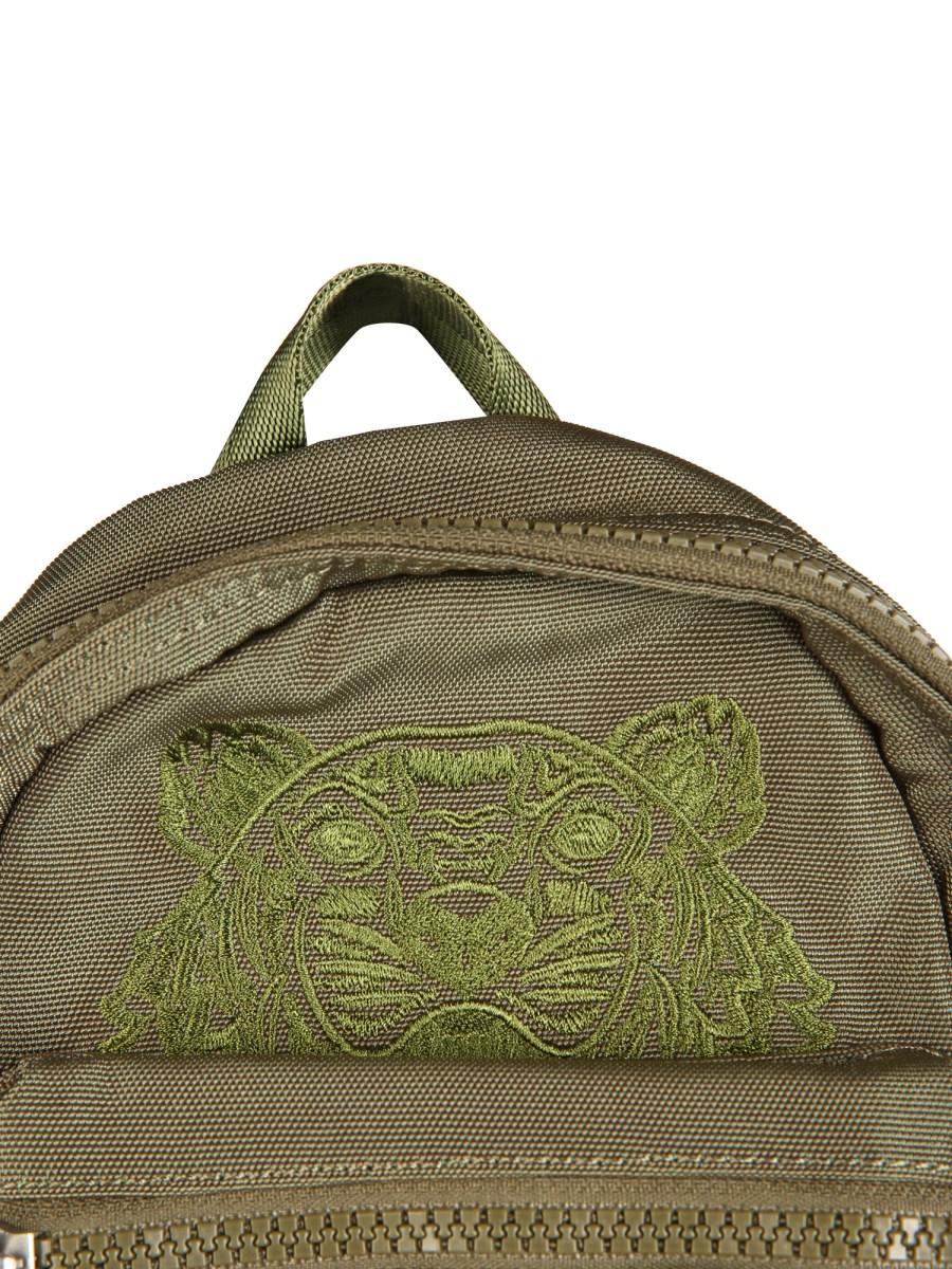 Mini tiger cheap canvas backpack