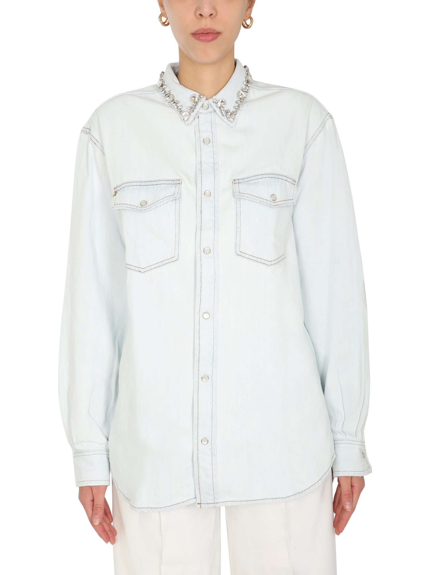 golden goose deluxe brand "becca" shirt