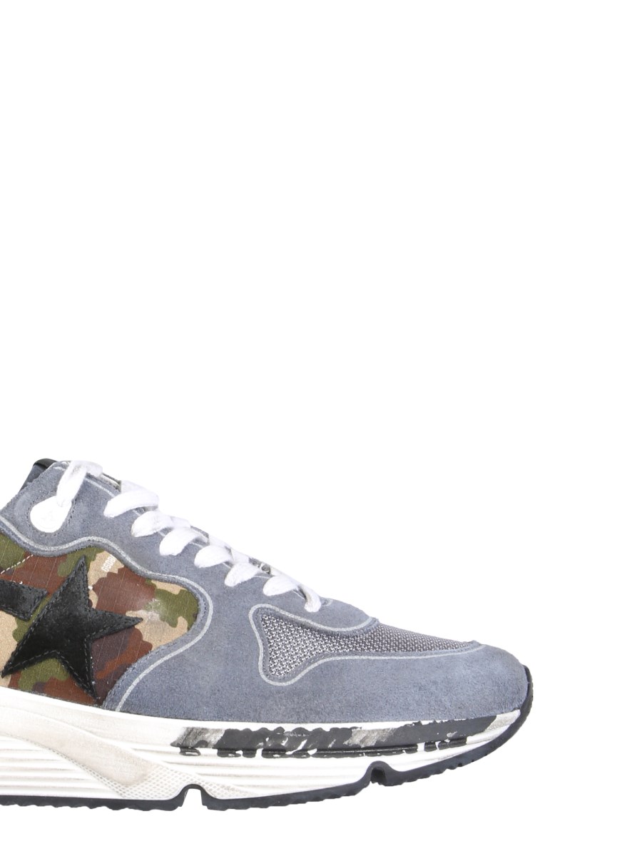 Golden goose best sale camo running sneakers