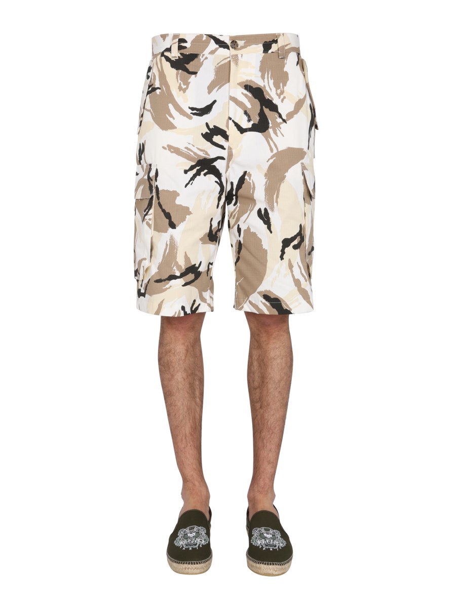 KENZO BERMUDA TROPIC CAMO