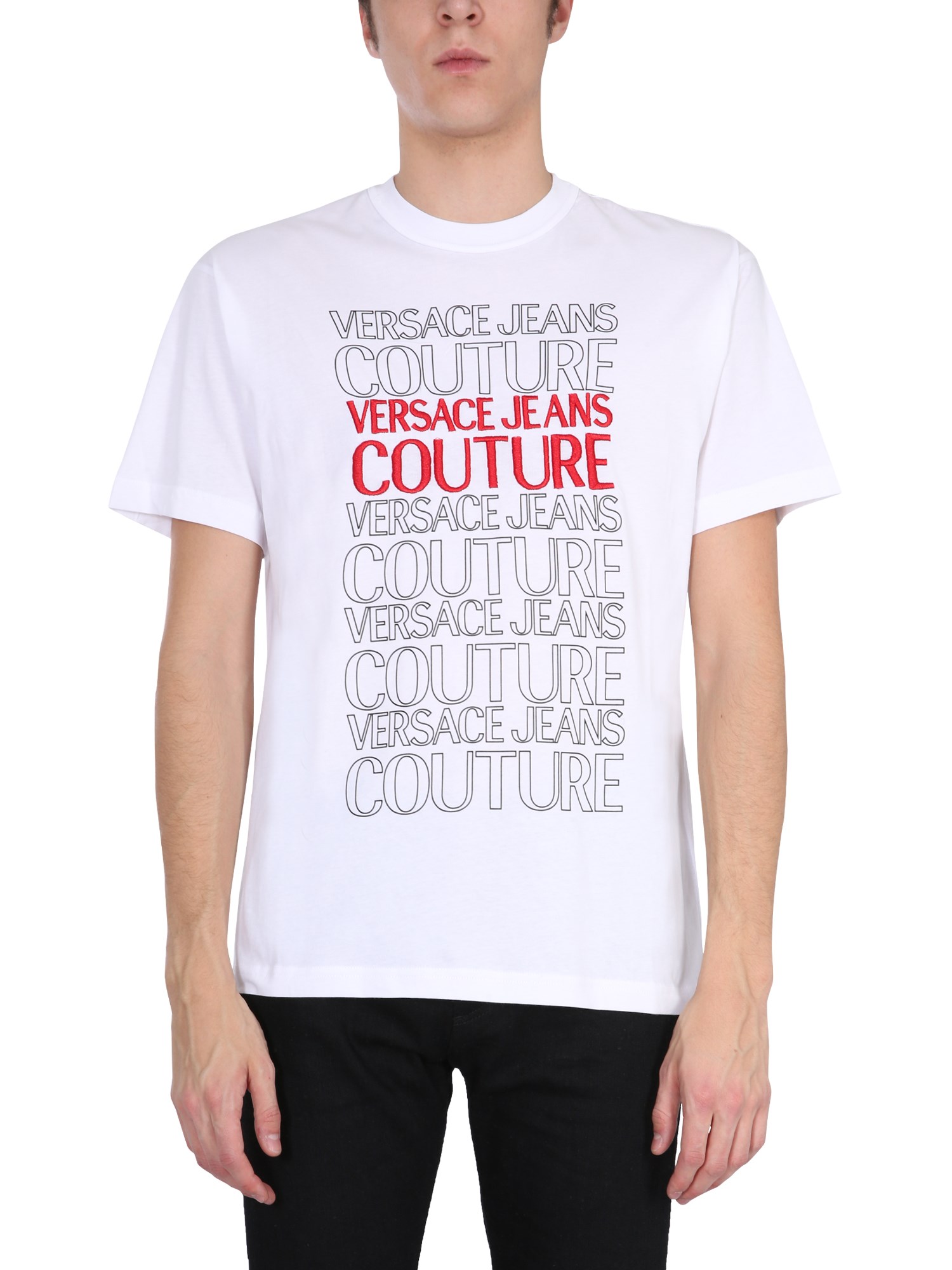 versace jeans couture crew neck t-shirt