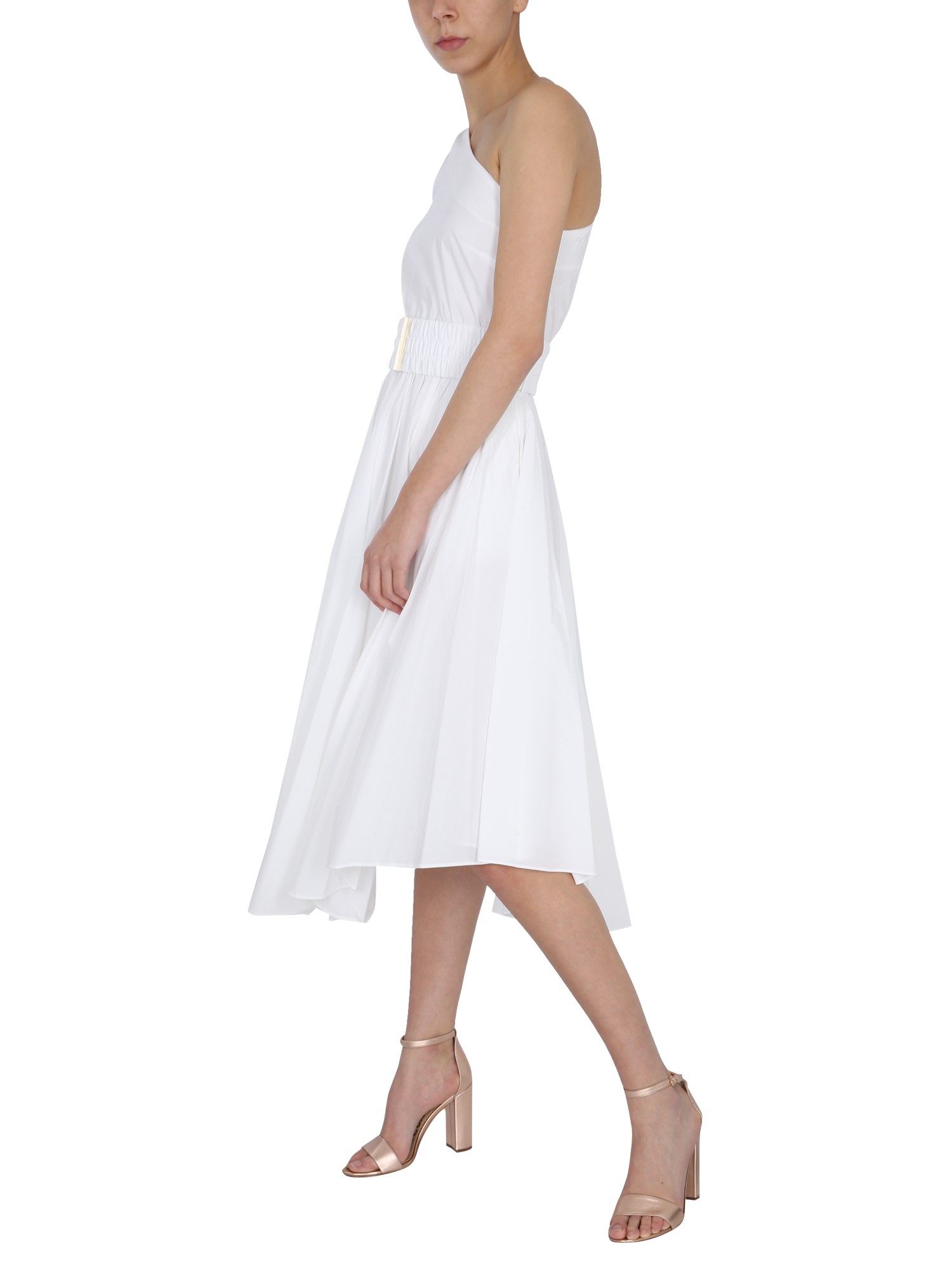 michael by michael kors one shoulder dress