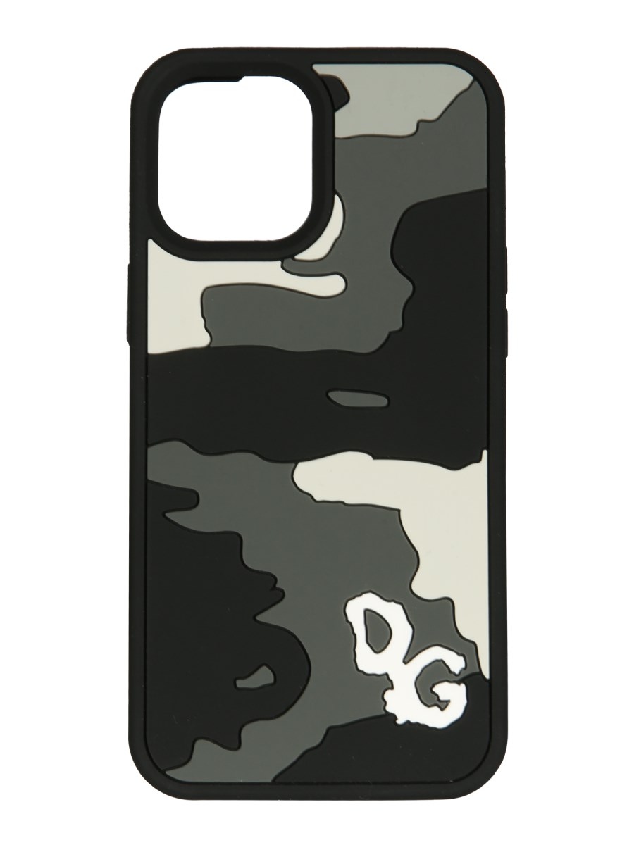 iPhone12プロ iPhoneケース スマホカバー ドルガバ DOLCE & GABBANA - IPHONE 12 PRO MAX COVER WITH LOGO