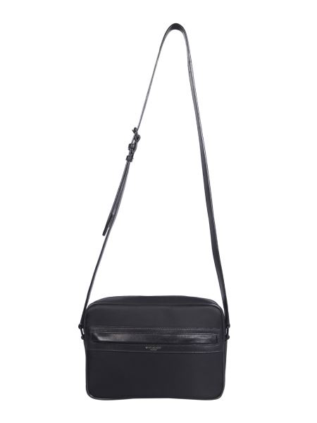 Saint Laurent Nylon And Lamb Leather Camera Bag Camp Men Eleonora Bonucci