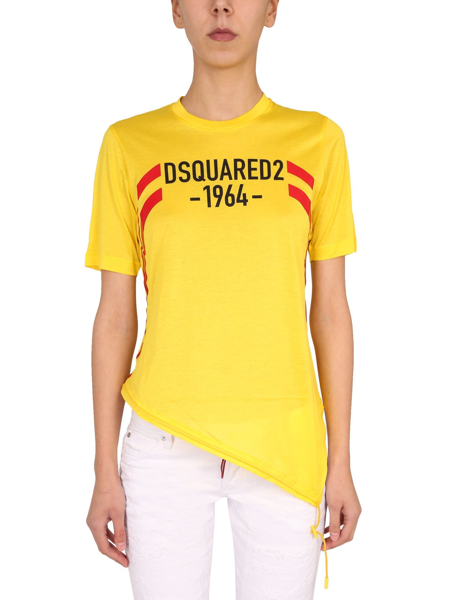 dsquared t-shirt with drawstring