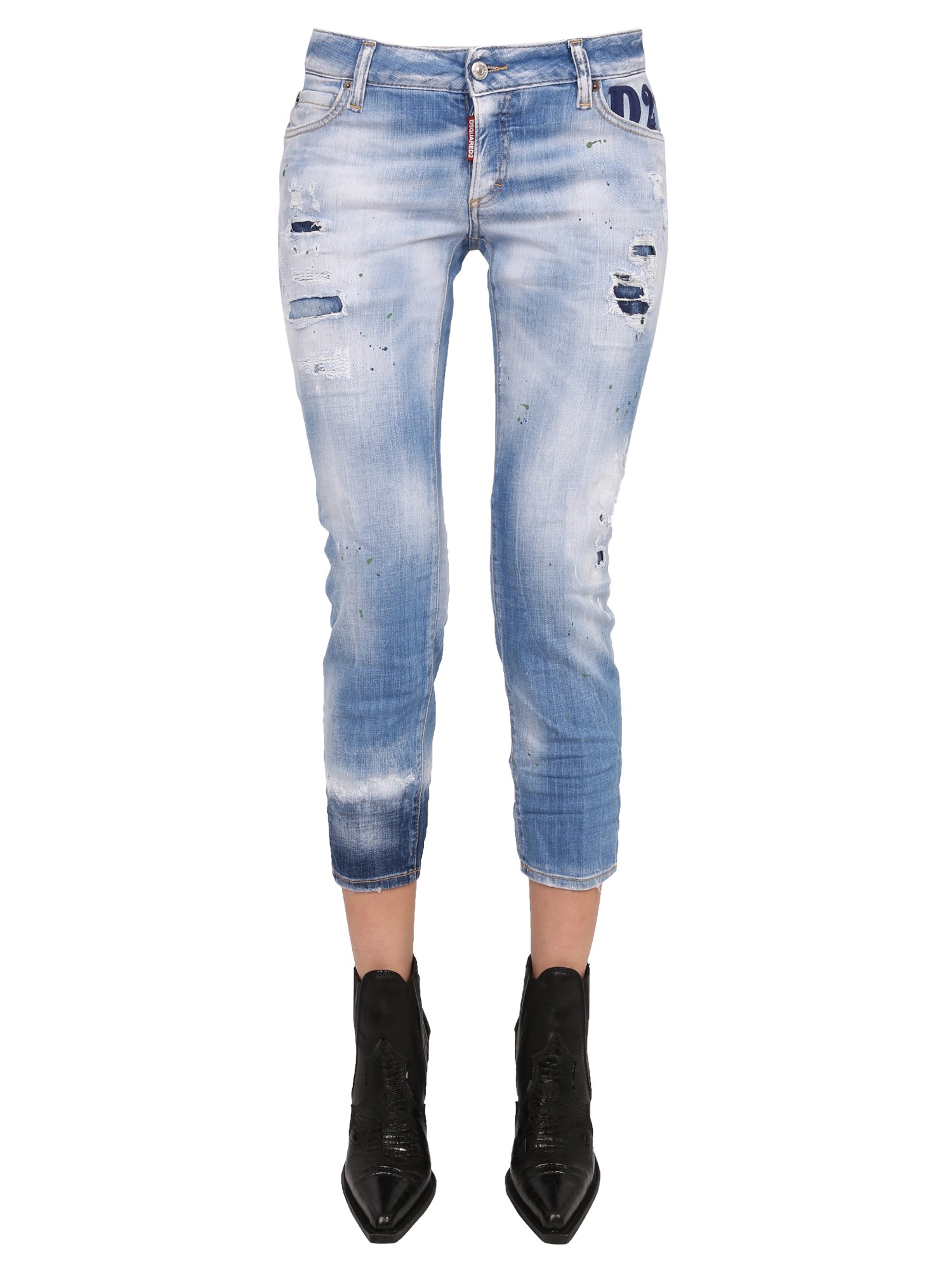 dsquared jennifer cropped jeans