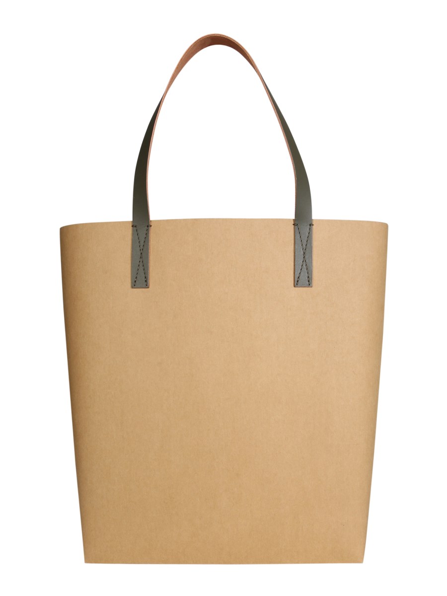MARNI CELLULOSE PAPER SHOPPING TOTE BAG