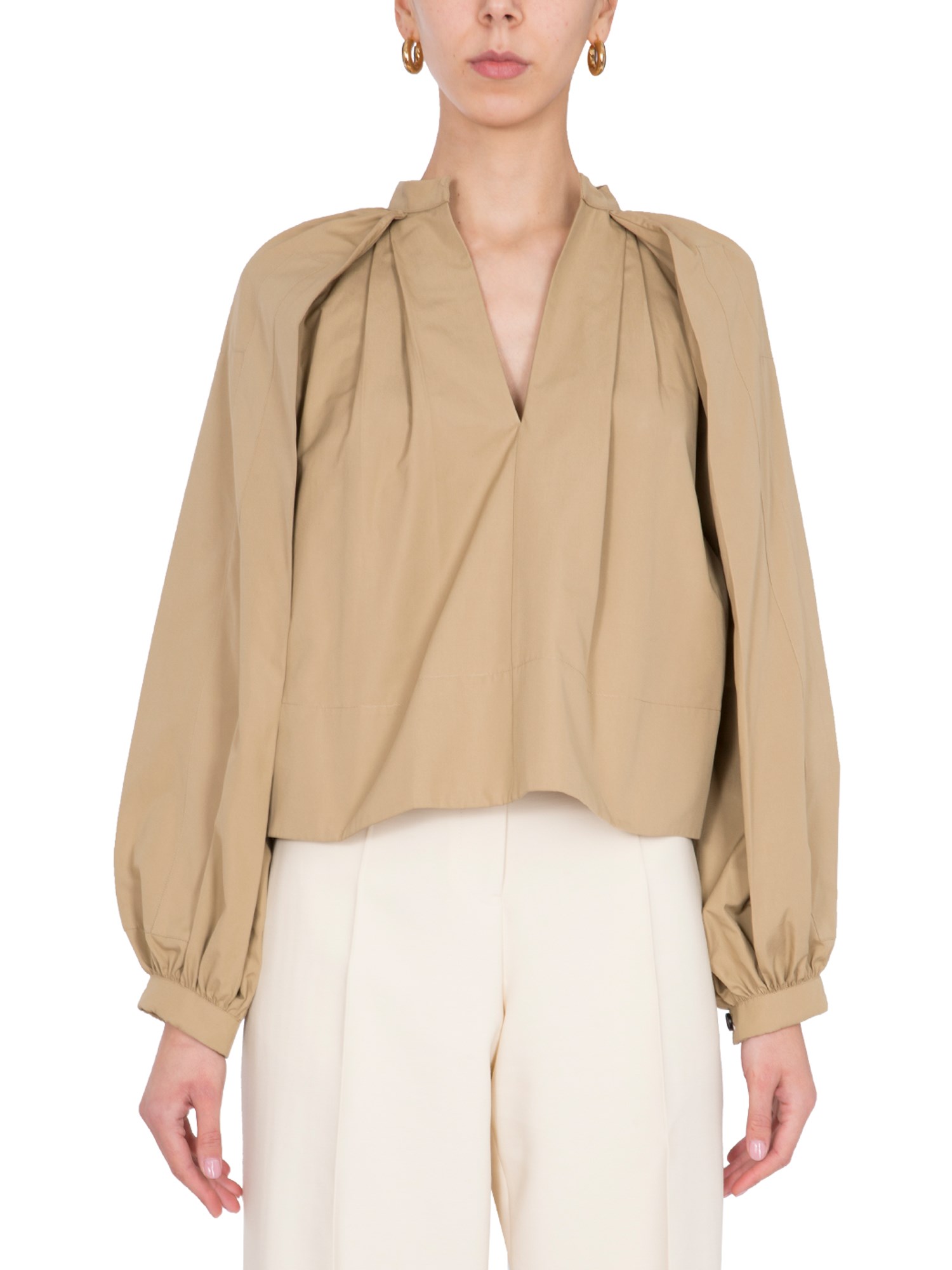 jil sander shirt with wide sleeves