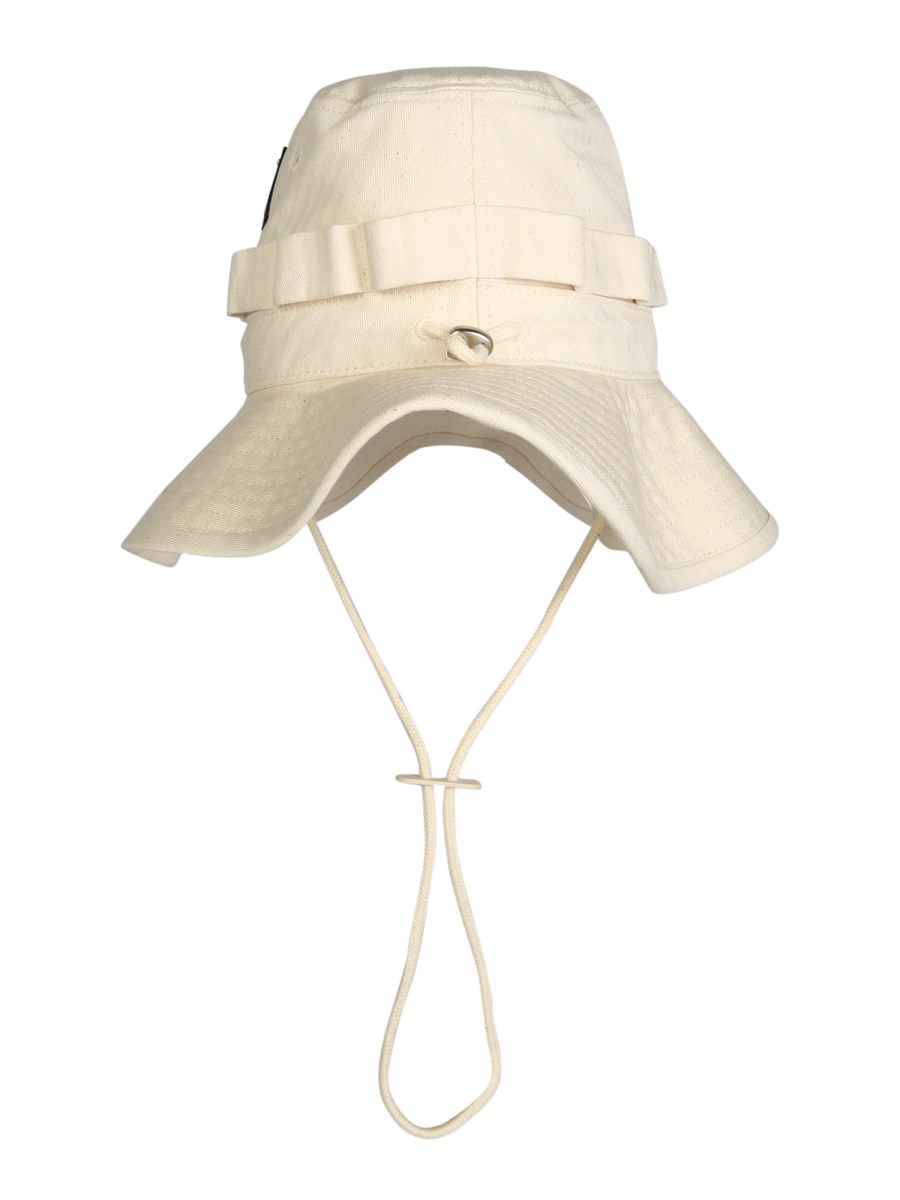 Jil Sander roll-up bucket hat - White