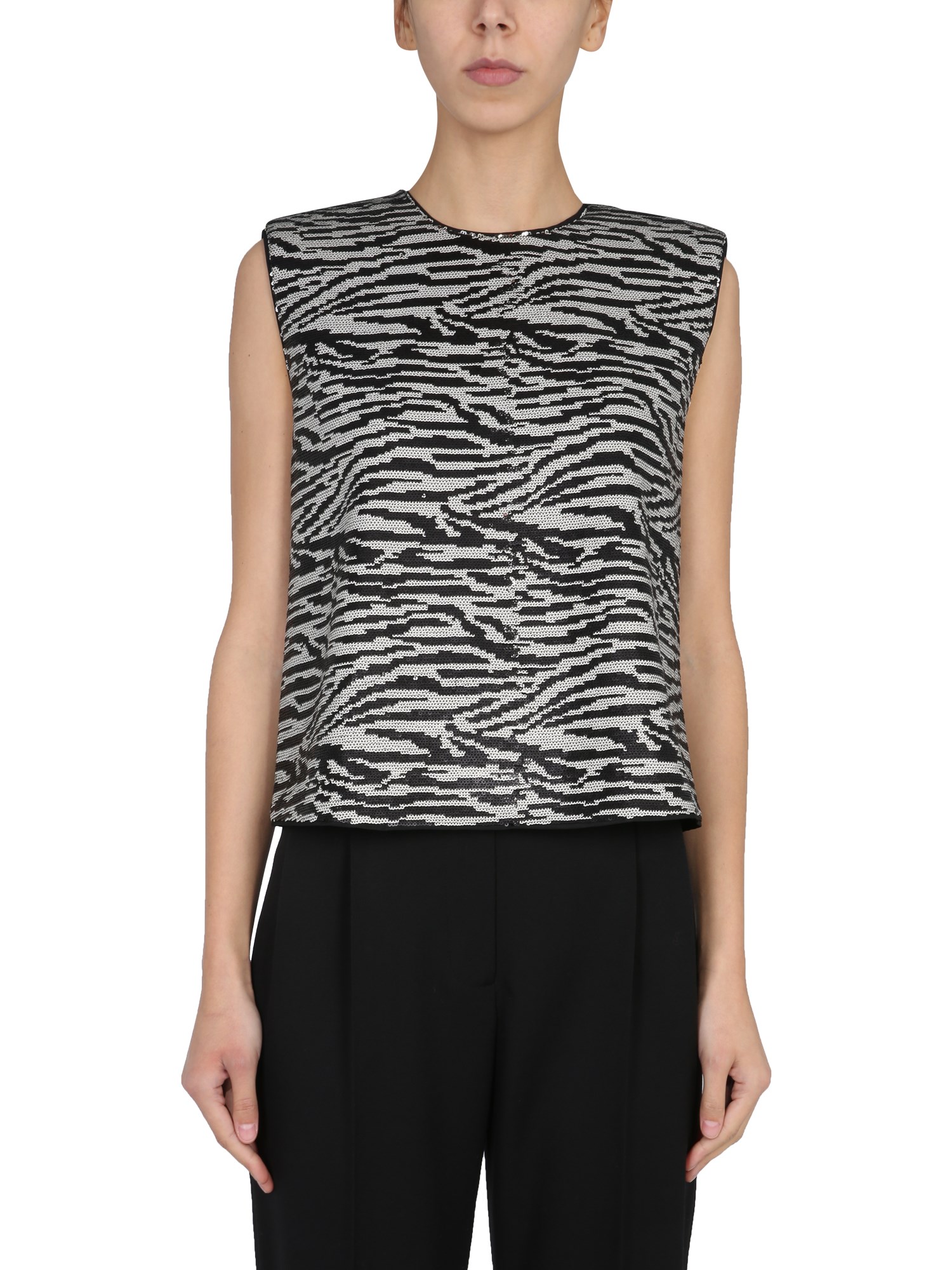 self-portrait top with shoulder