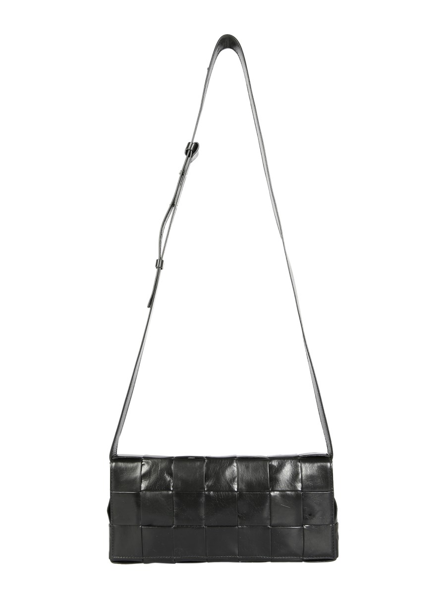 BOTTEGA VENETA - THE STRETCH BRAIDED PAPER CALF CASSETTE BAG