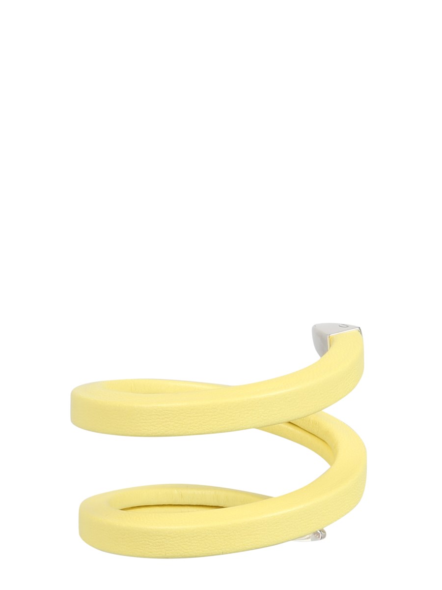 BOTTEGA VENETA - SPIRAL NAPPA BRACELET - Eleonora Bonucci