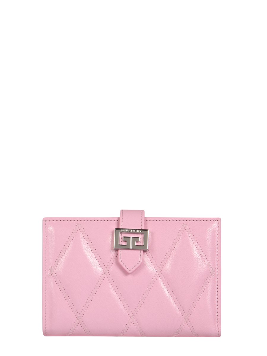 Givenchy gv3 2025 quilted leather wallet