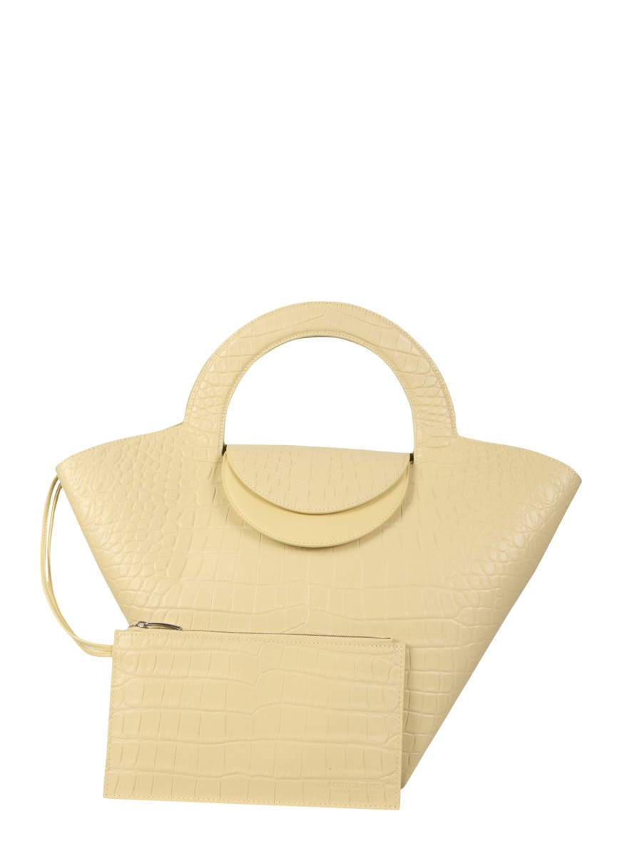 Bottega Veneta® Women's Reversible Tote Bag in Fondant / Bitter