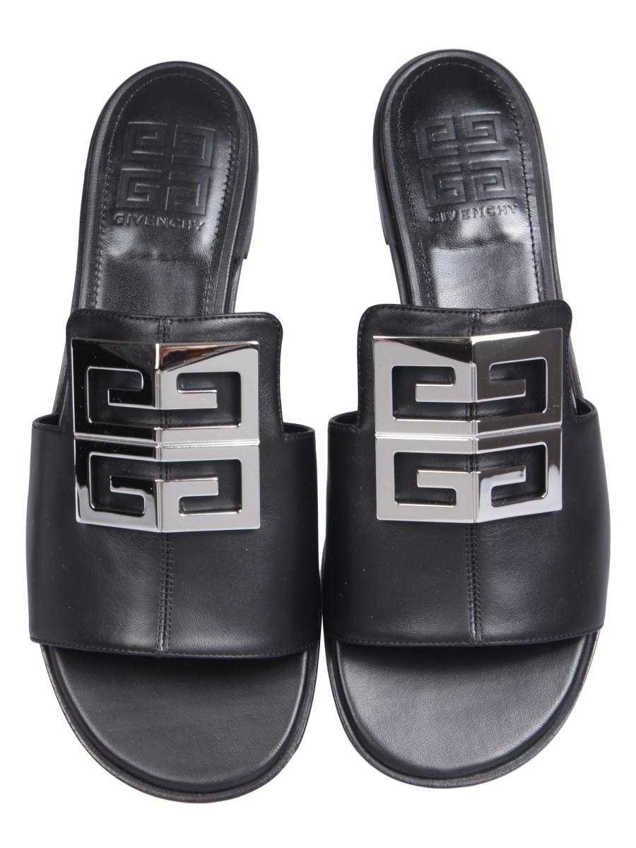 Givenchy 4g leather online sandals