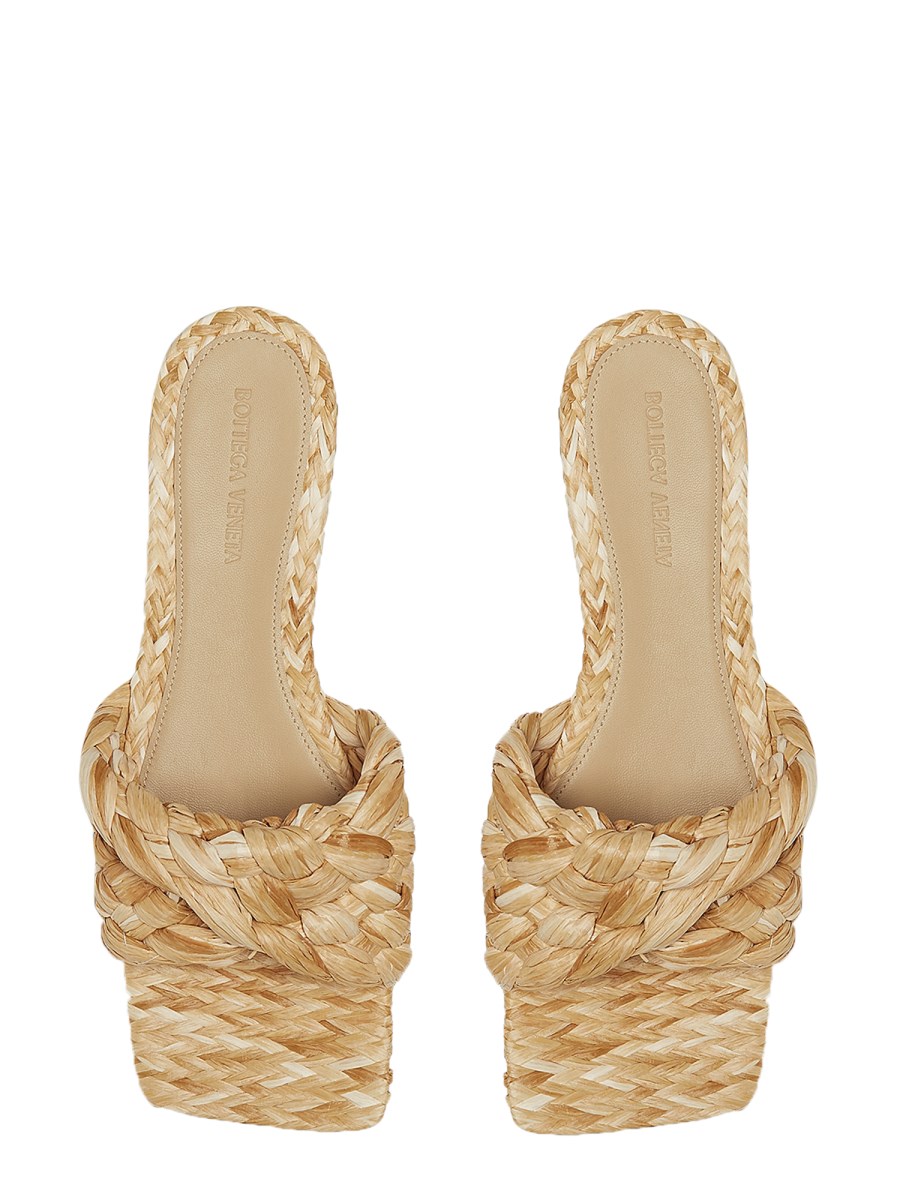 Bottega discount raffia sandals