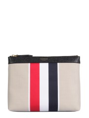 THOM BROWNE - TOILETRY CASE IN CANVAS