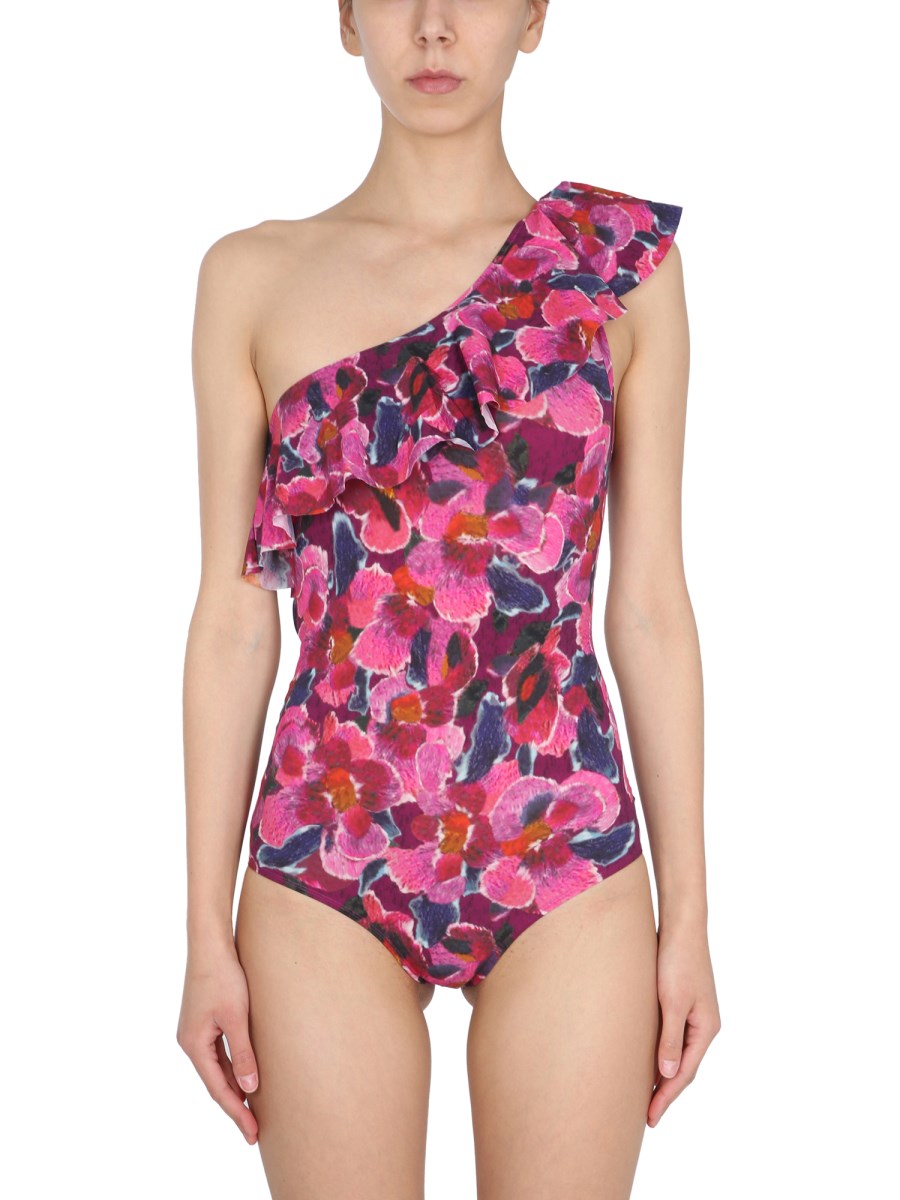 送料関税込み★ISABEL MARANT★Sicilya 花柄水着 ISABEL MARANT - SICILY ONE PIECE LYCRA SWIMSUIT WITH FLORAL