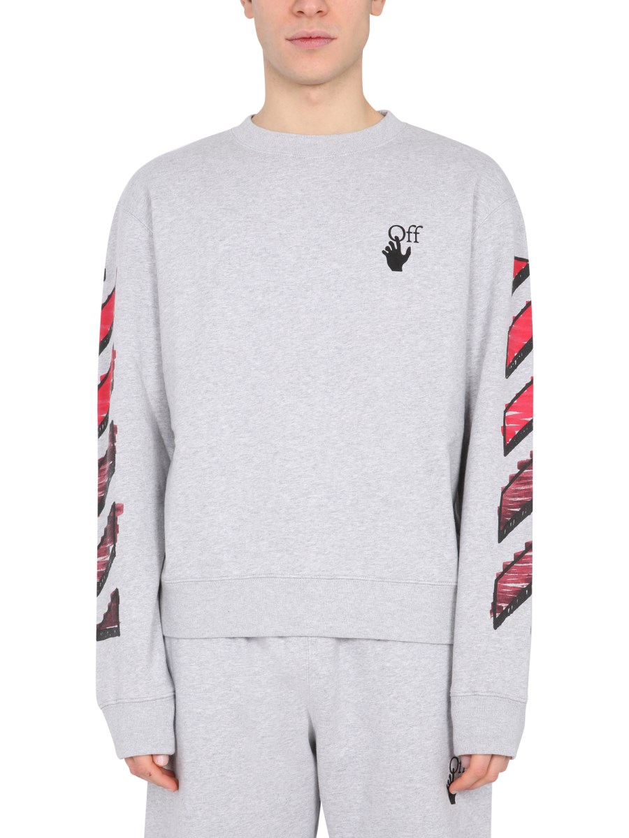 Off white discount tiger crewneck