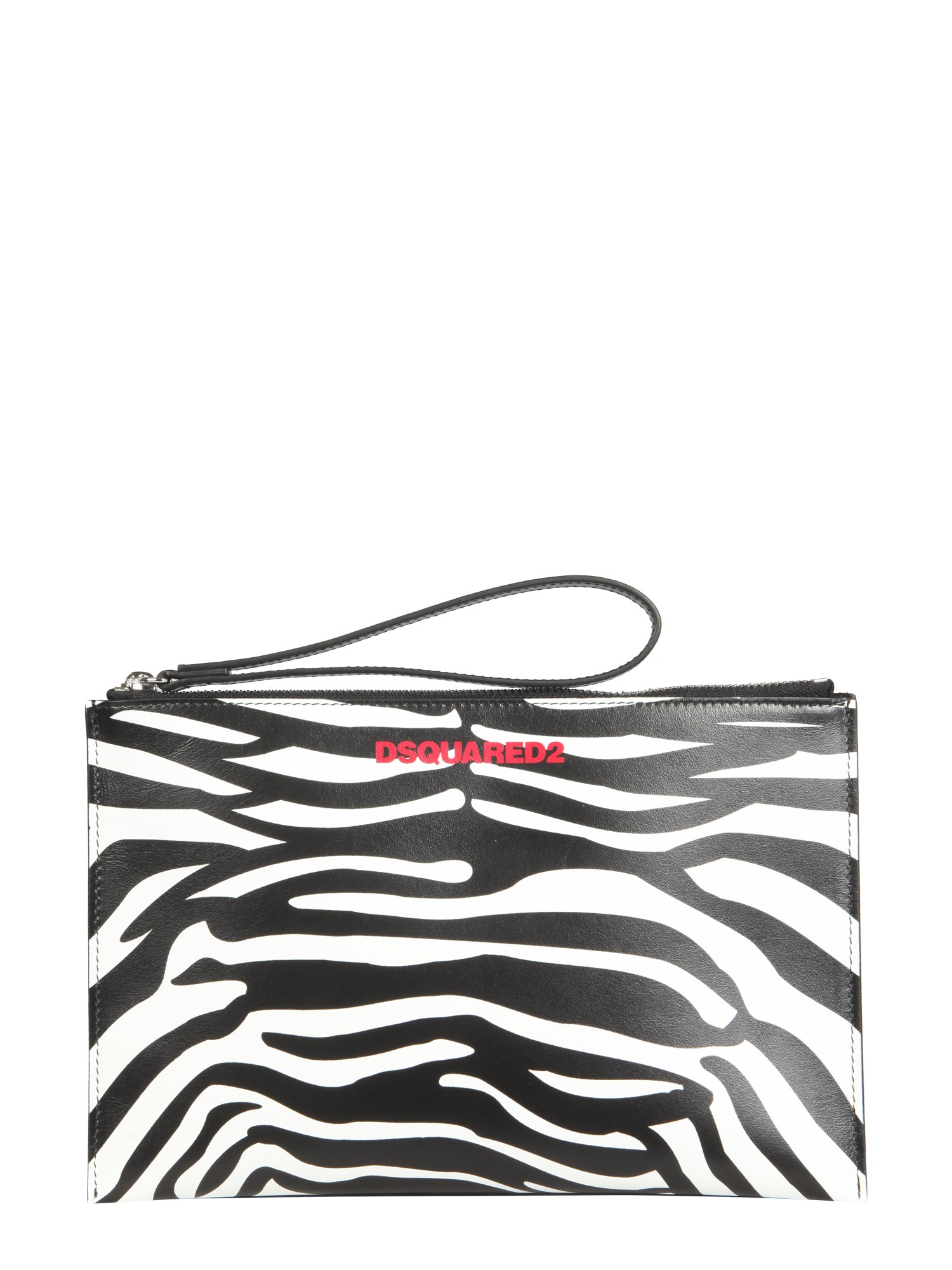 DSQUARED2 POUCH WITH ZEBRA PRINT,199161