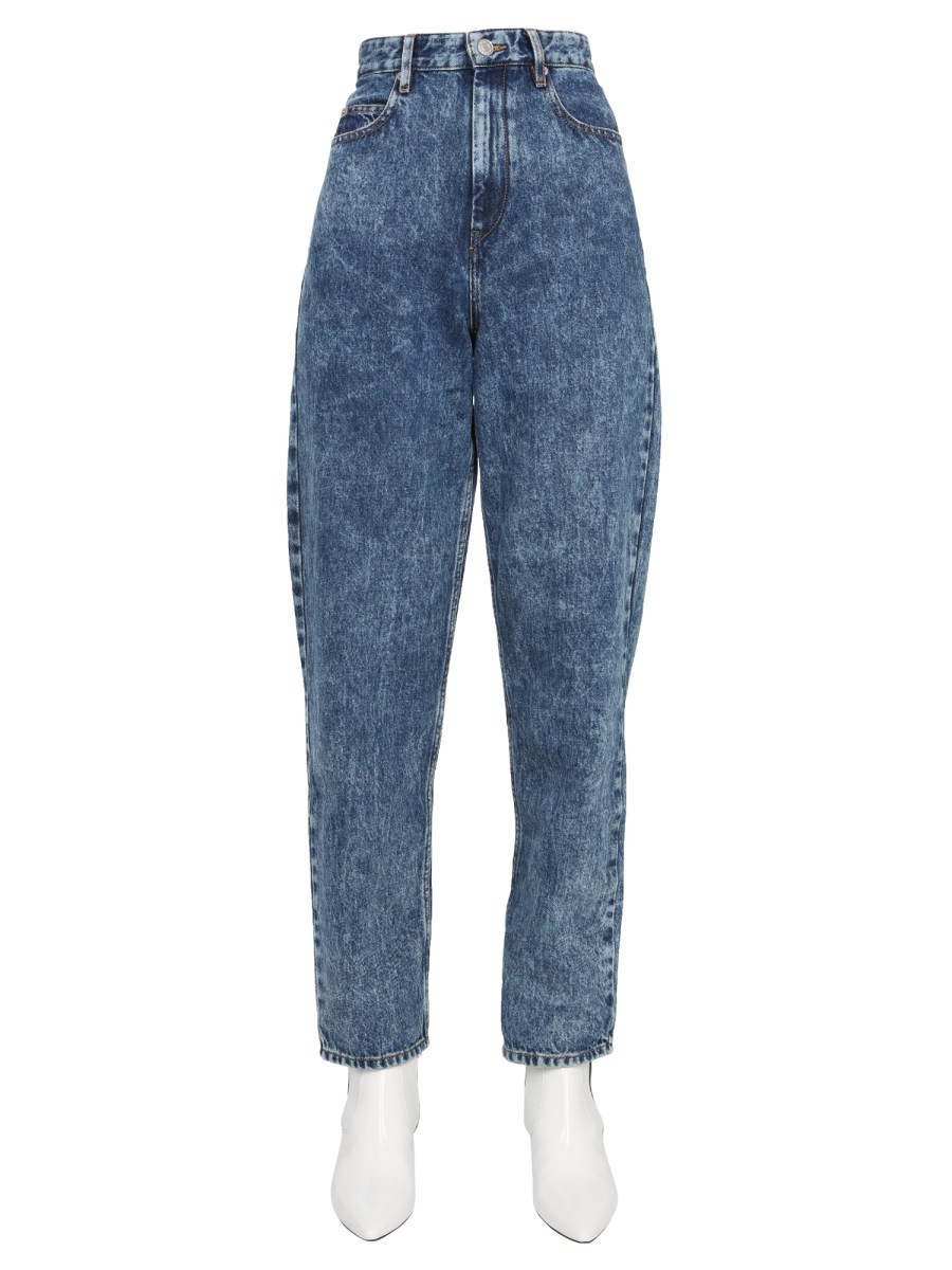 MARANT ÉTOILE - CORSYSR COTTON DENIM BOYFRIEND JEANS - Eleonora