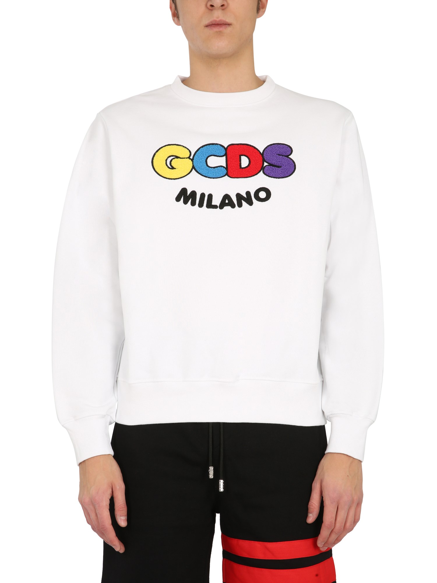 gcds crew neck sweatshirt