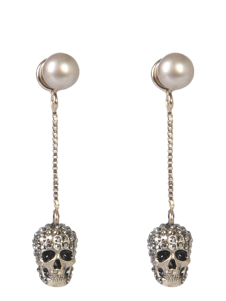 Alexander mcqueen skull outlet earrings