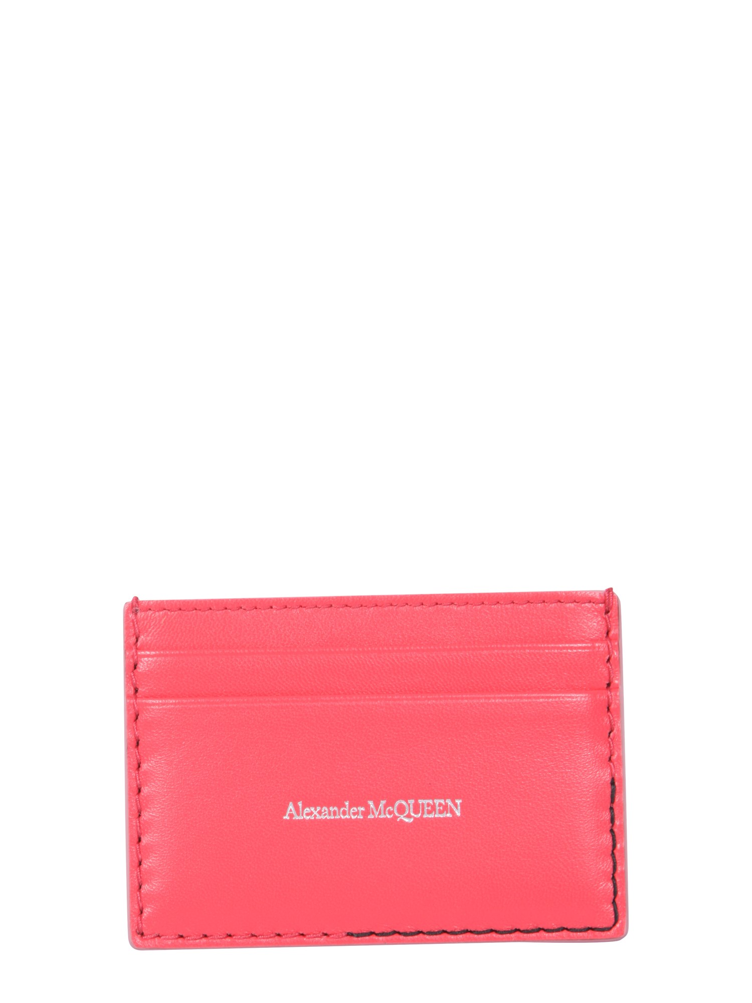 alexander mcqueen leather card holder