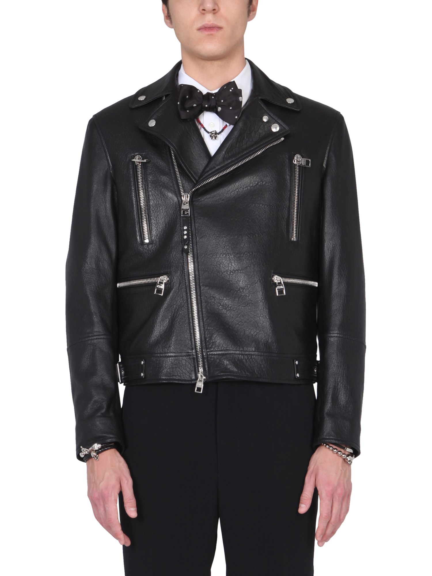 alexander mcqueen biker jacket