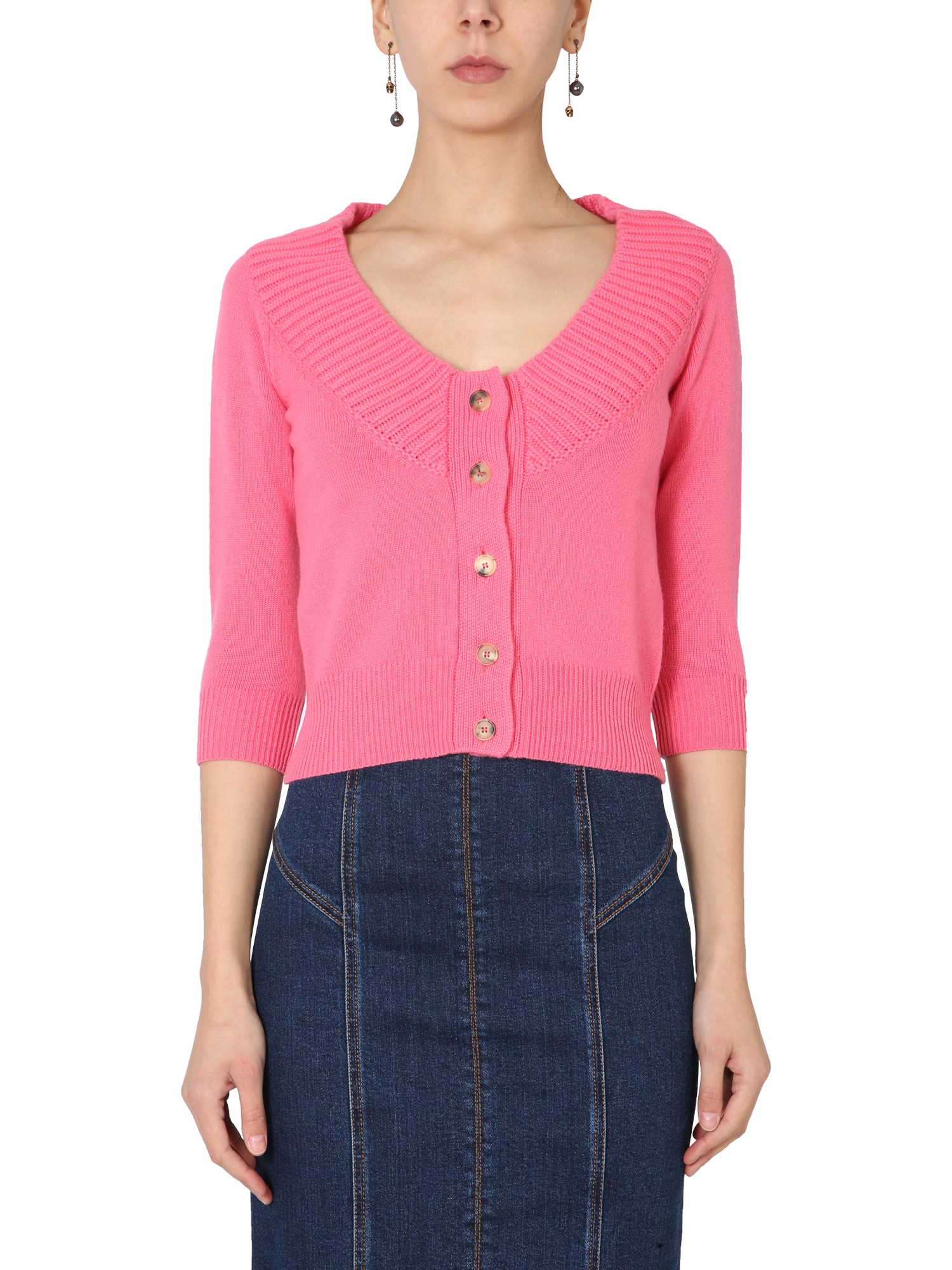 alexander mcqueen v-neck cardigan