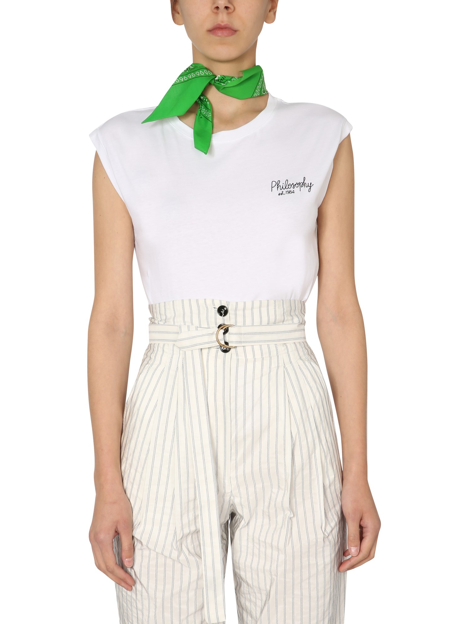 philosophy di lorenzo serafini t-shirt with bandana