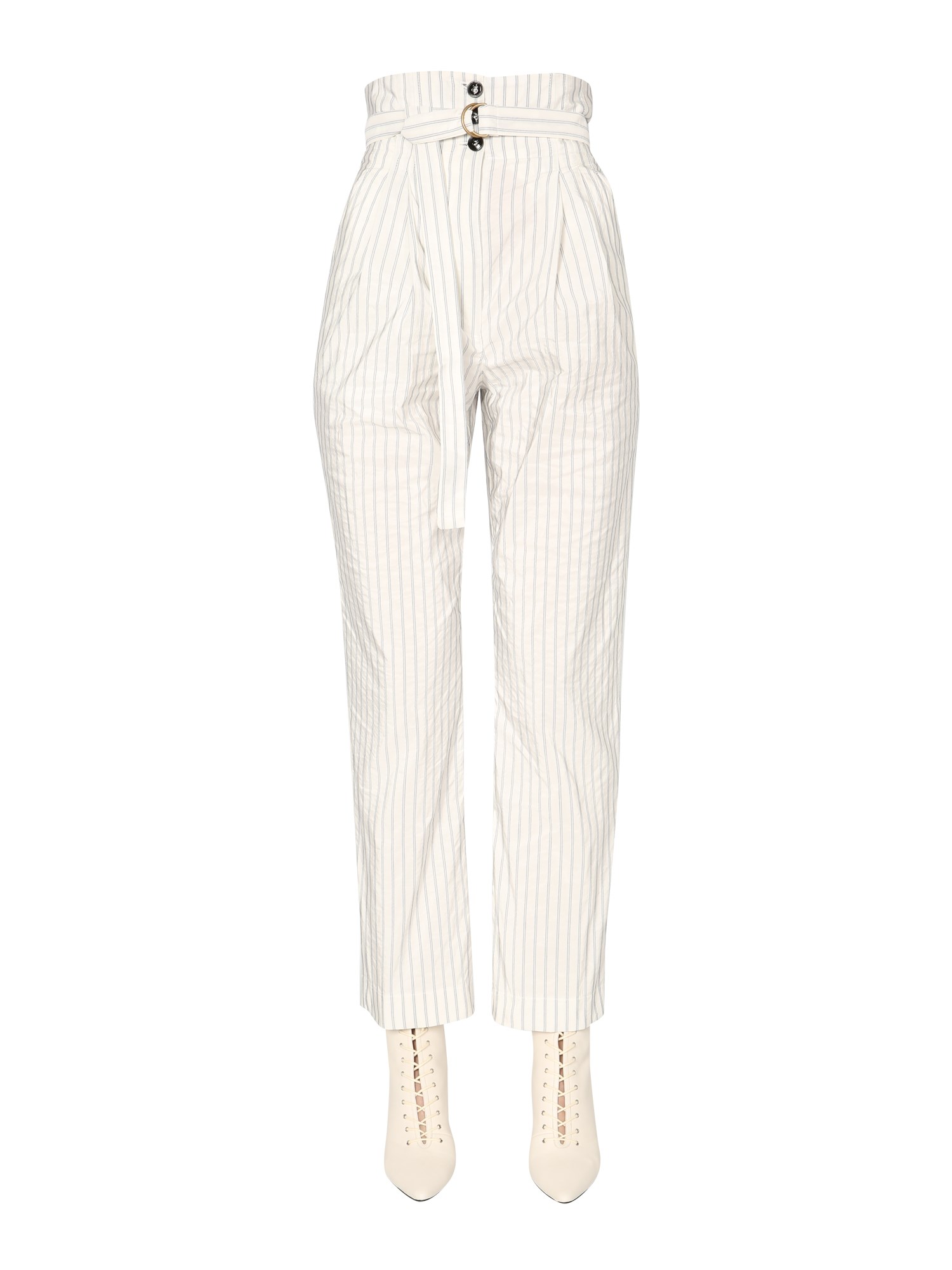 Philosophy Di Lorenzo Serafini High Waist Taffeta Mini Trousers In White