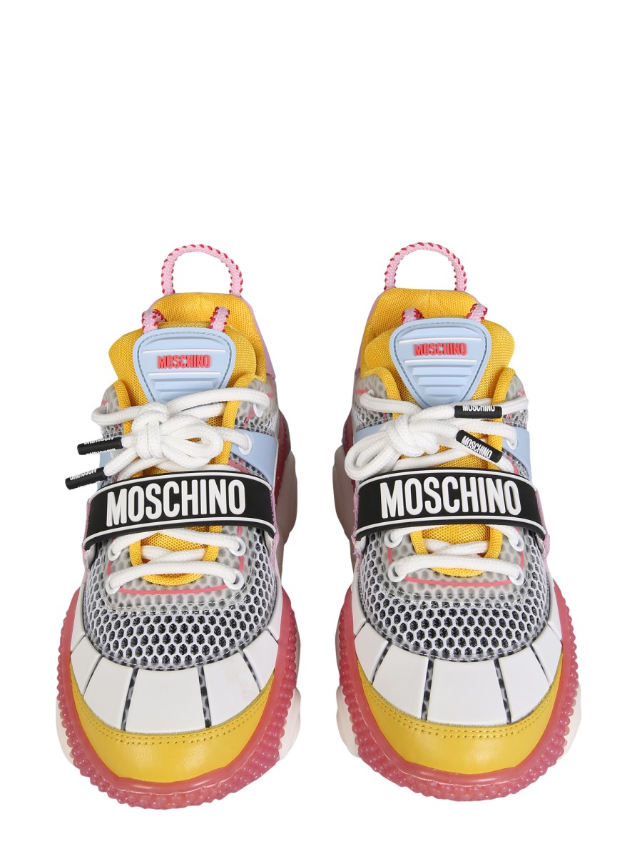 MOSCHINO - TEDDY POP RUNNING SNEAKERS - Eleonora Bonucci