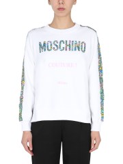 MOSCHINO - FELPA CON STAMPA INSIDE OUT 