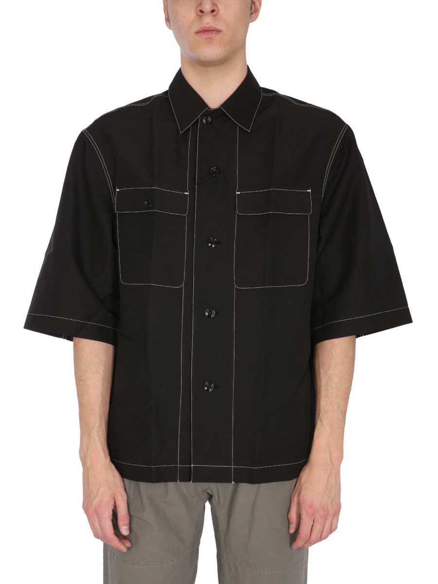 lemaire linen blouse