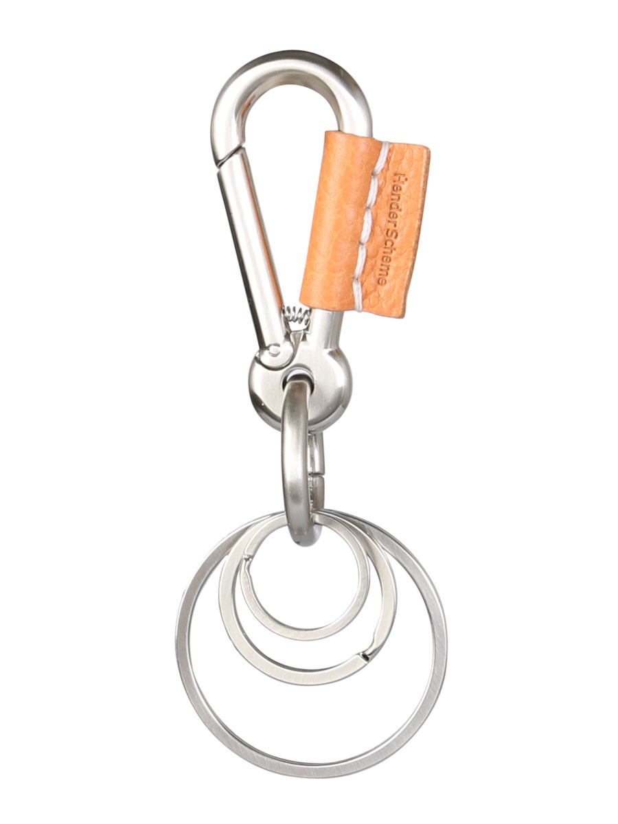 HENDER SCHEME - KARABINER LEATHER KEY RING - Eleonora Bonucci