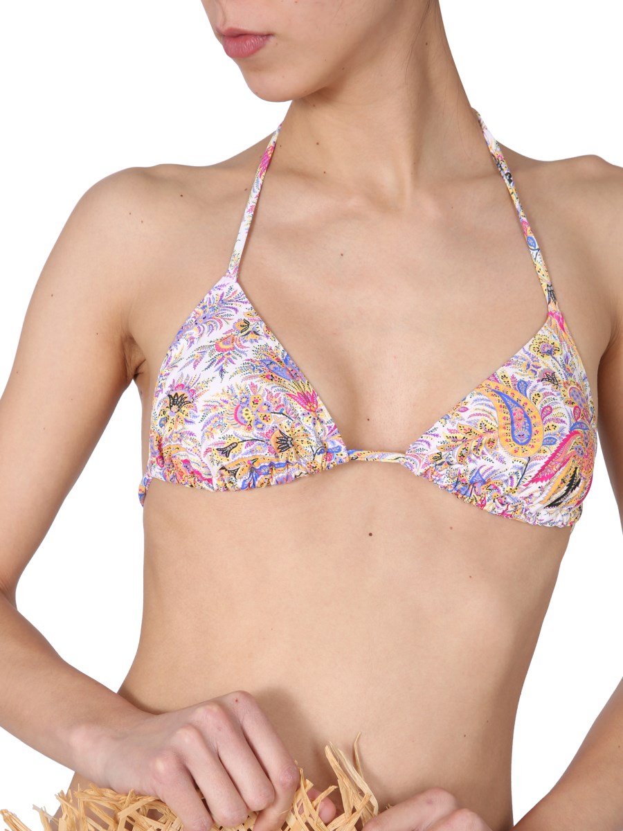 ビキニ ETRO FLORAL PRINT BIKINI SWIMSUIT Etro Floral scoop neck swimsuit | The Fashion Square