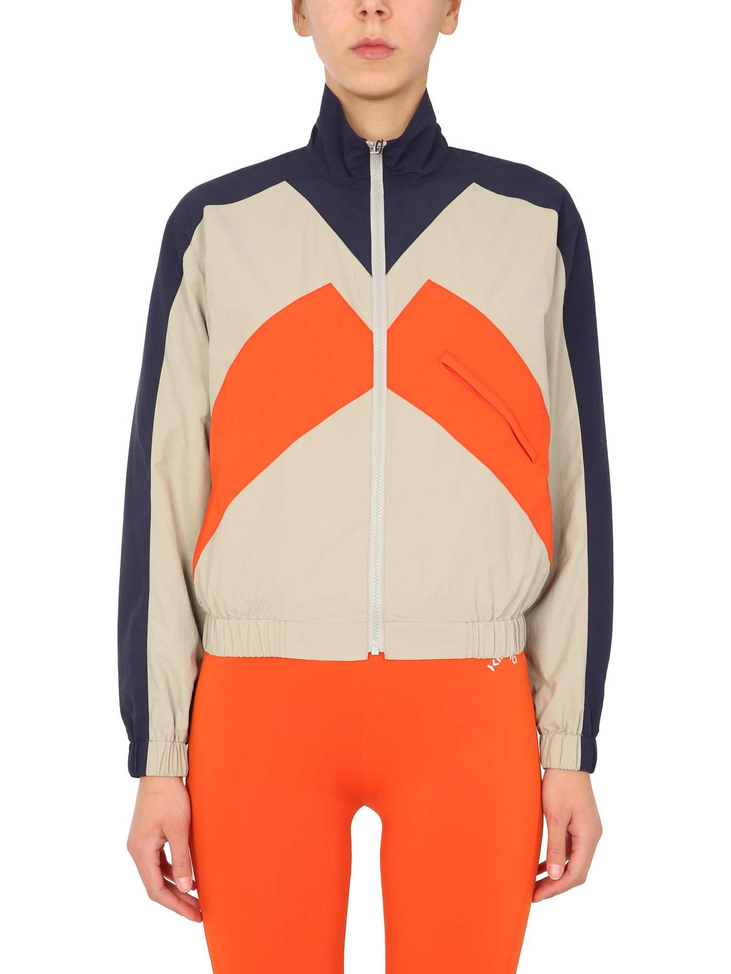 kenzo colourblock windbreaker