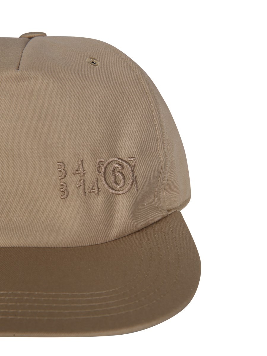 MM6 MAISON MARGIELA - COTTON TWILL SNAPBACK HAT WITH 