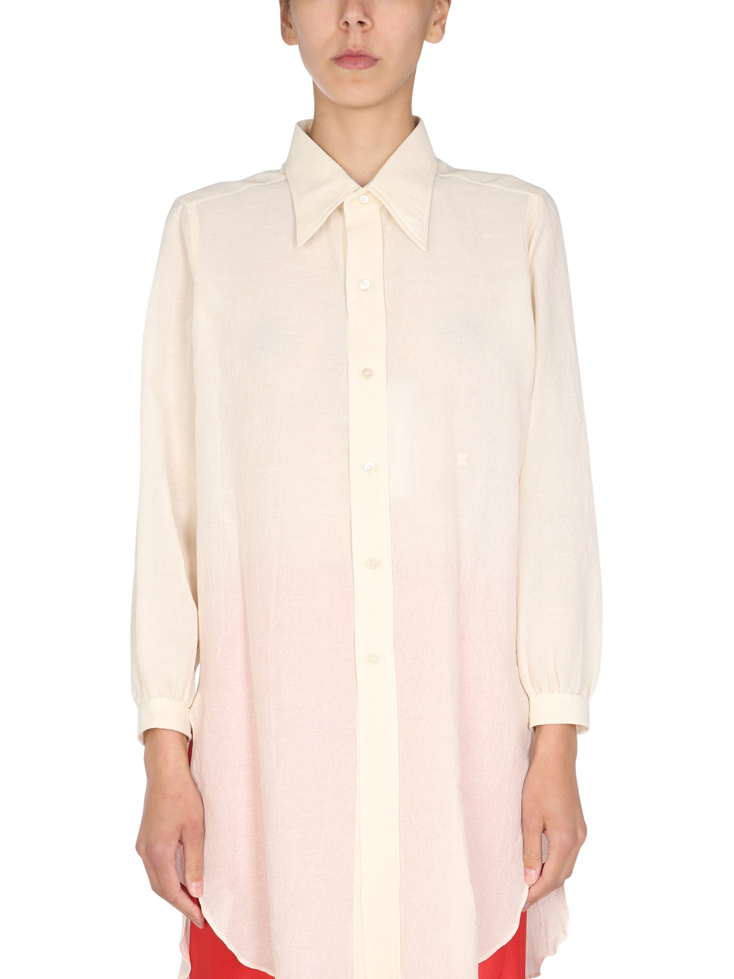 maison margiela oversize fit shirt