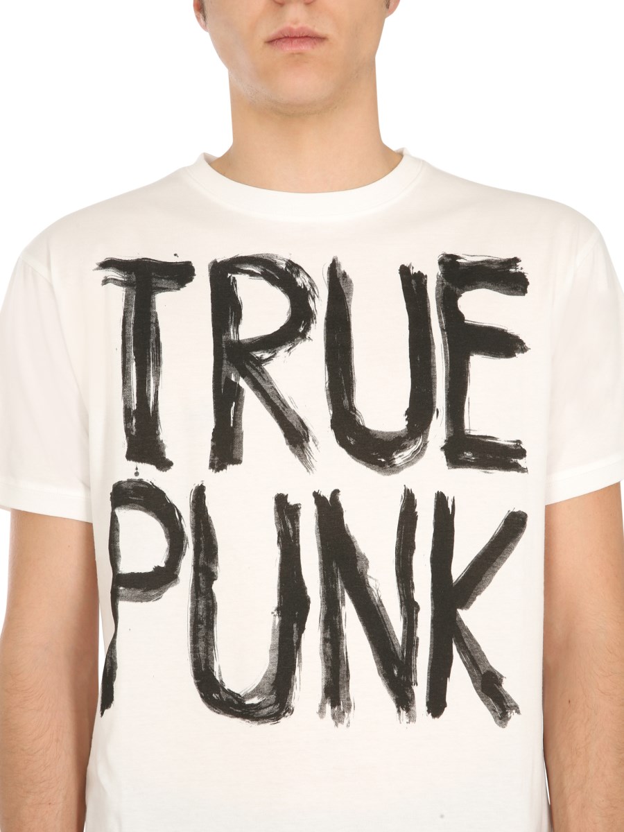 VIVIENNE WESTWOOD - MAN PUNK PRINTED COTTON JERSEY T-SHIRT