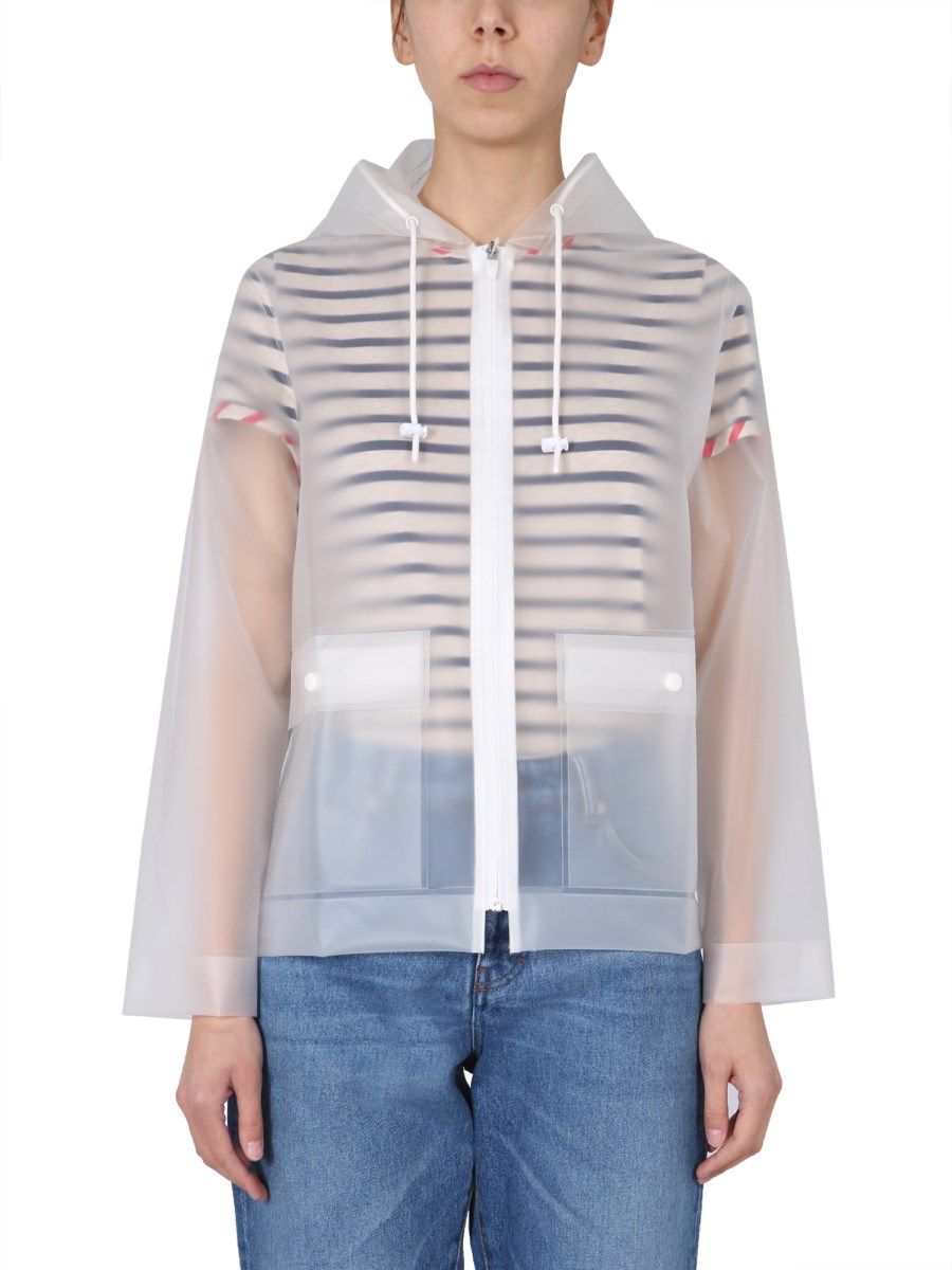 Transparent on sale pvc jacket