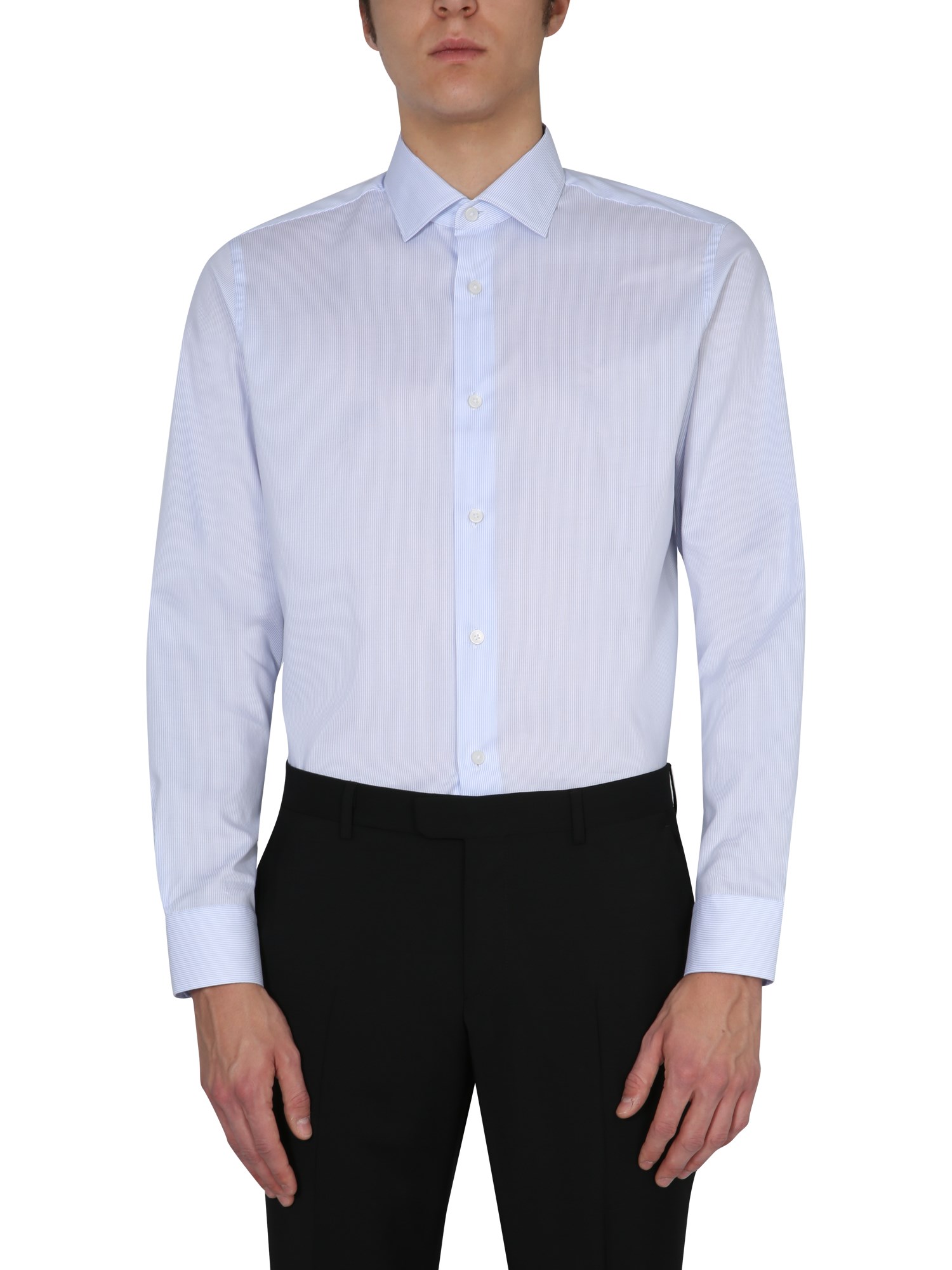 z zegna wrinkle free cotton shirt