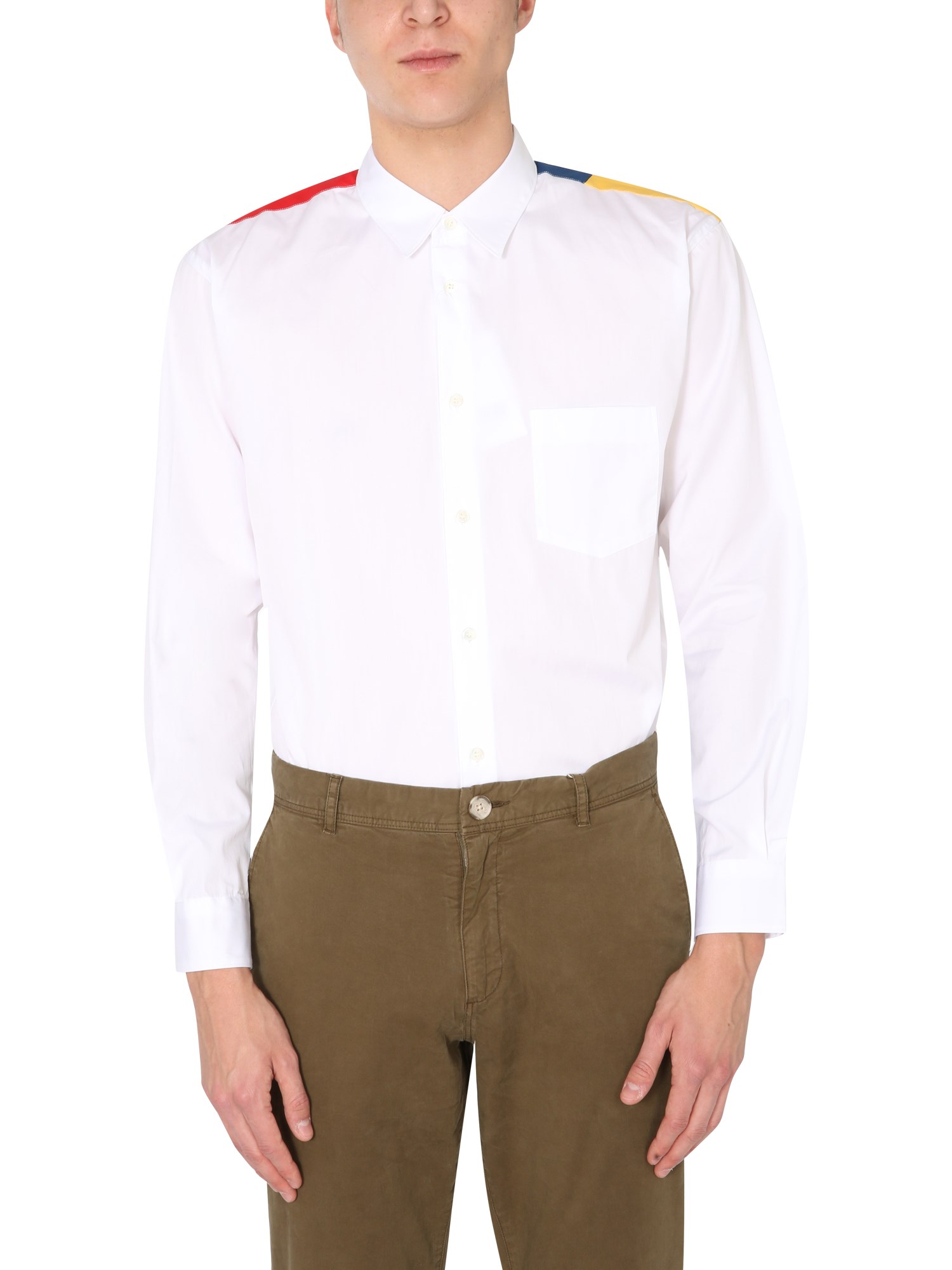 comme des garcons shirt oversize fit shirt