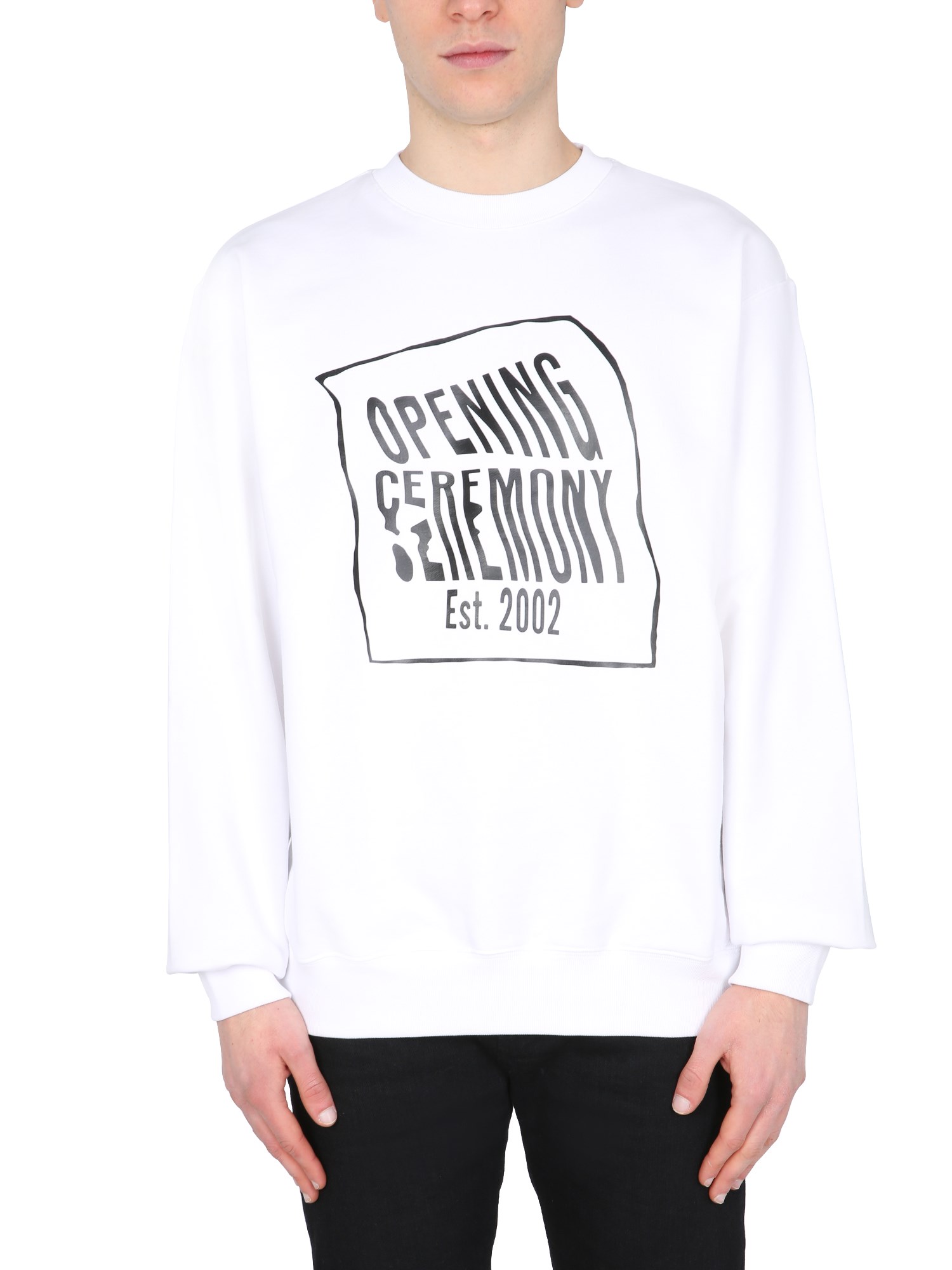 opening ceremony crew neck sweatshirt