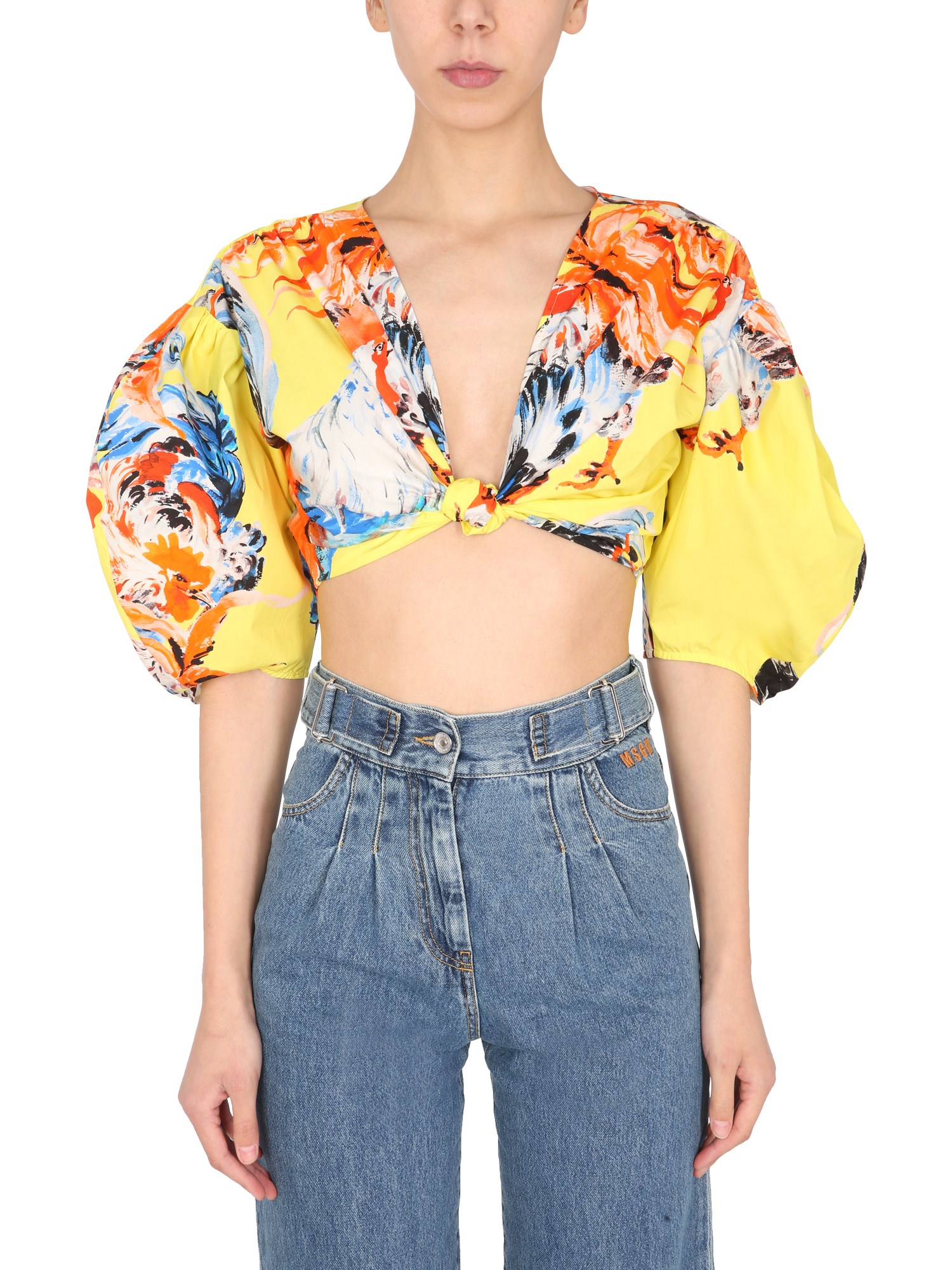 msgm cropped top