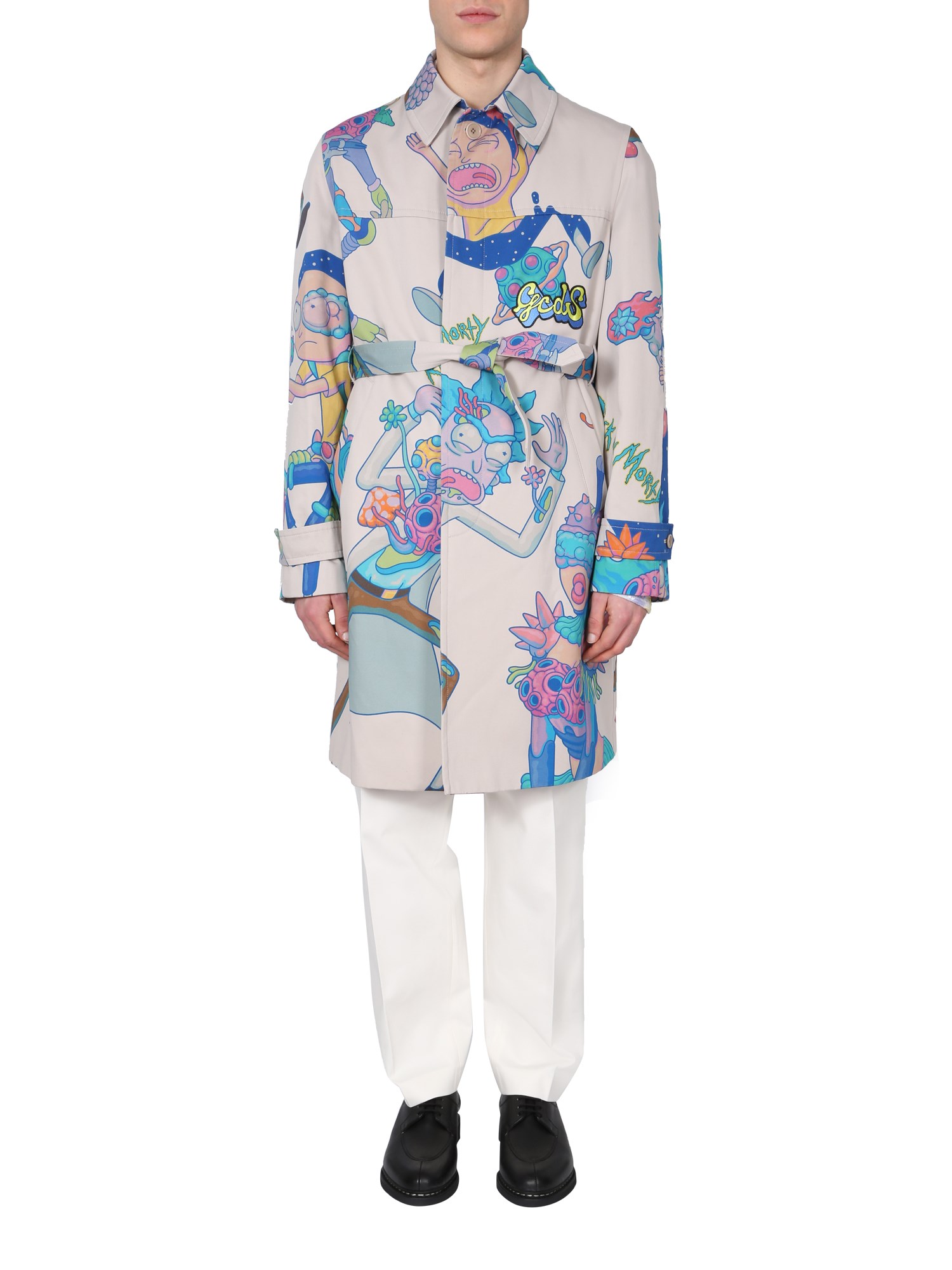 Gcds Rick And Morty Trench In Multicolour